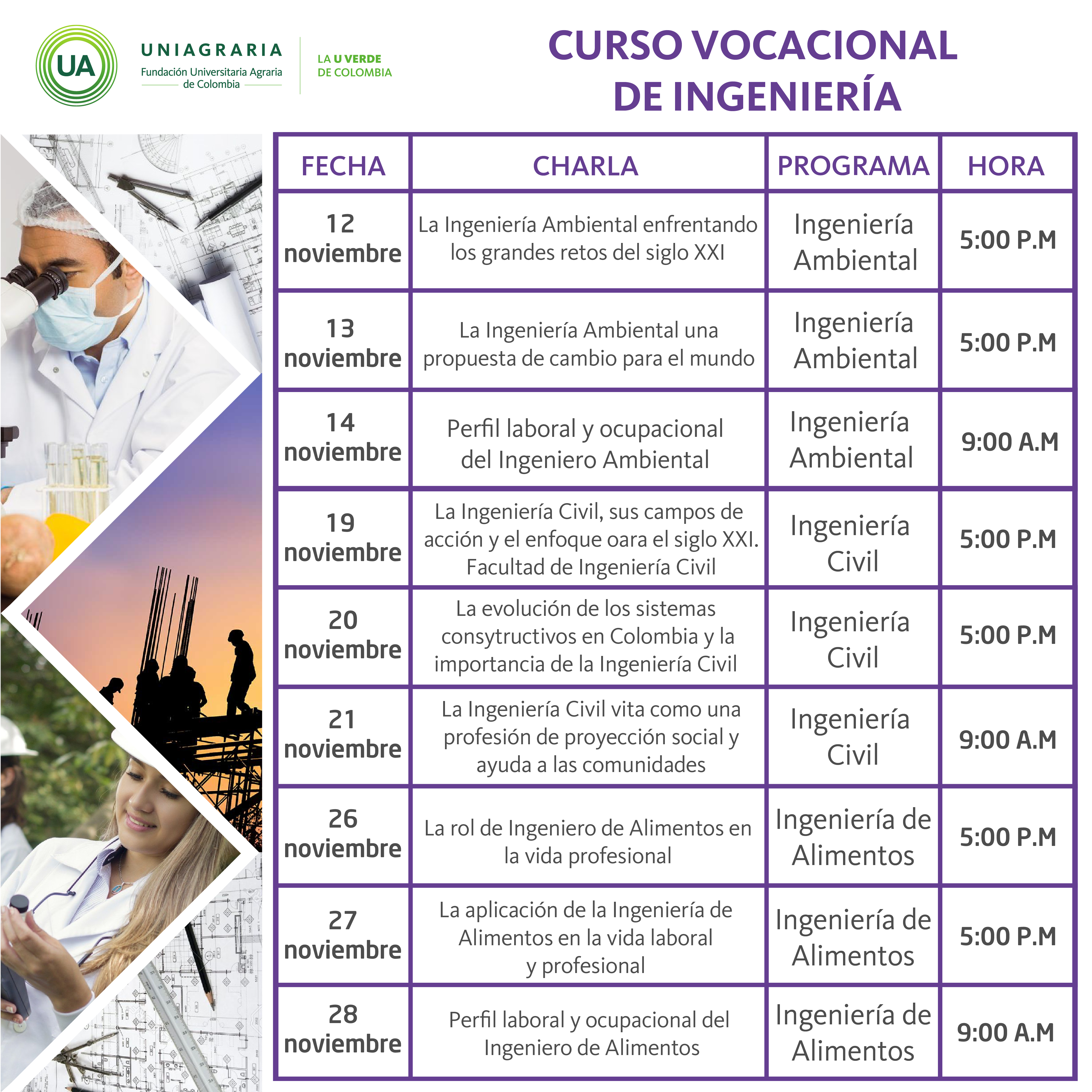 Curso vocacional para futuros Ingenieros