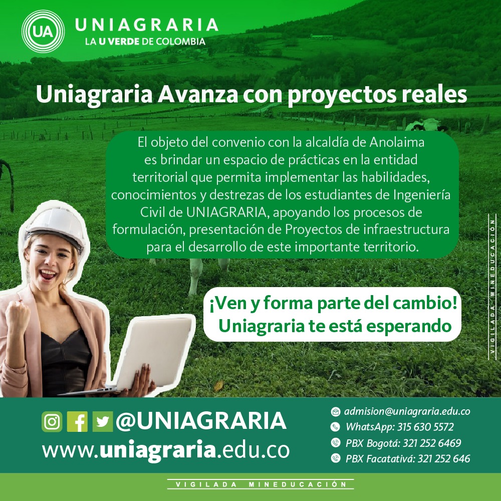 Uniagraria avanza con proyectos reales en beneficio del desarrollo rural