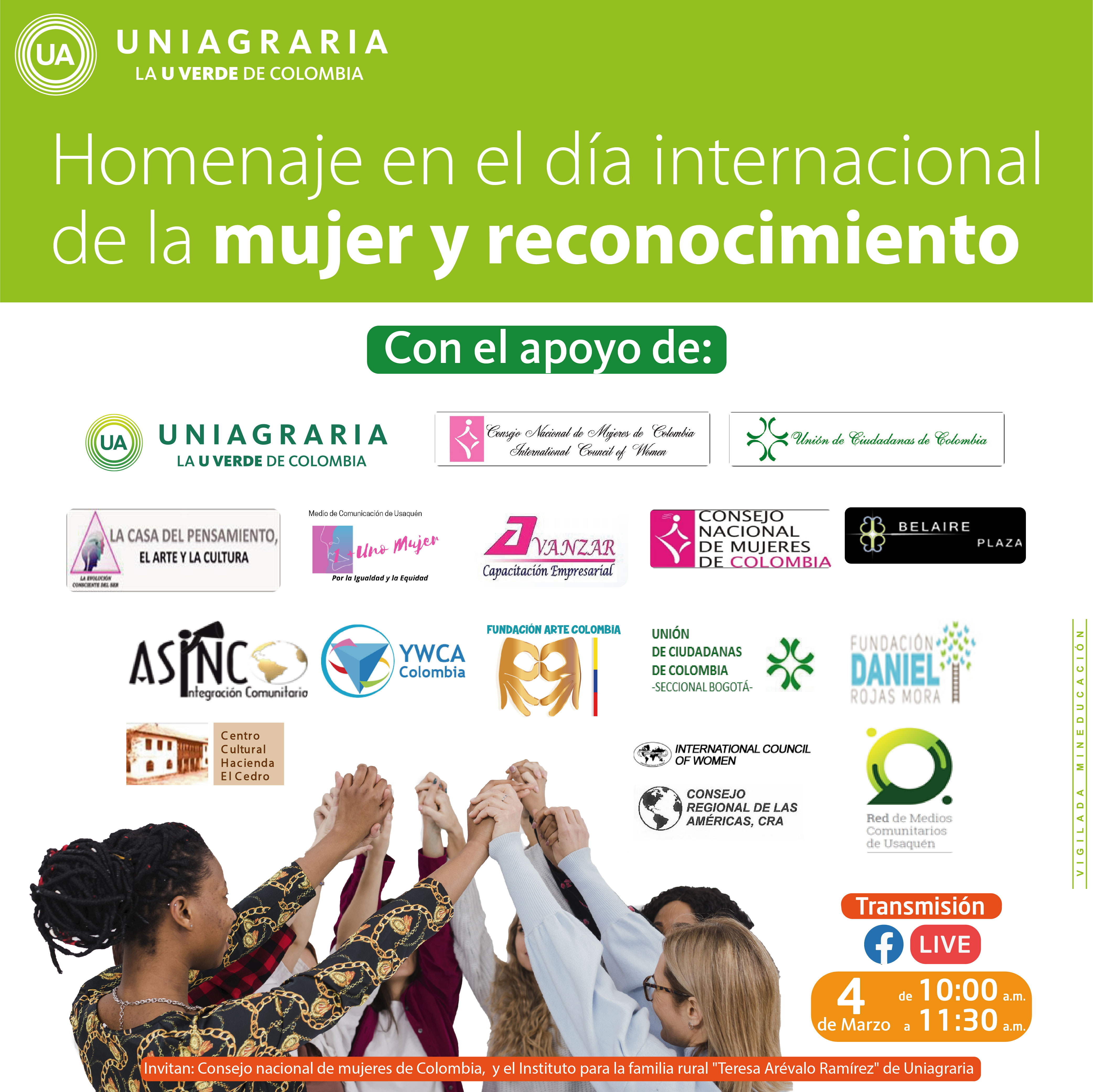 Homenaje en el día internacional de la mujer