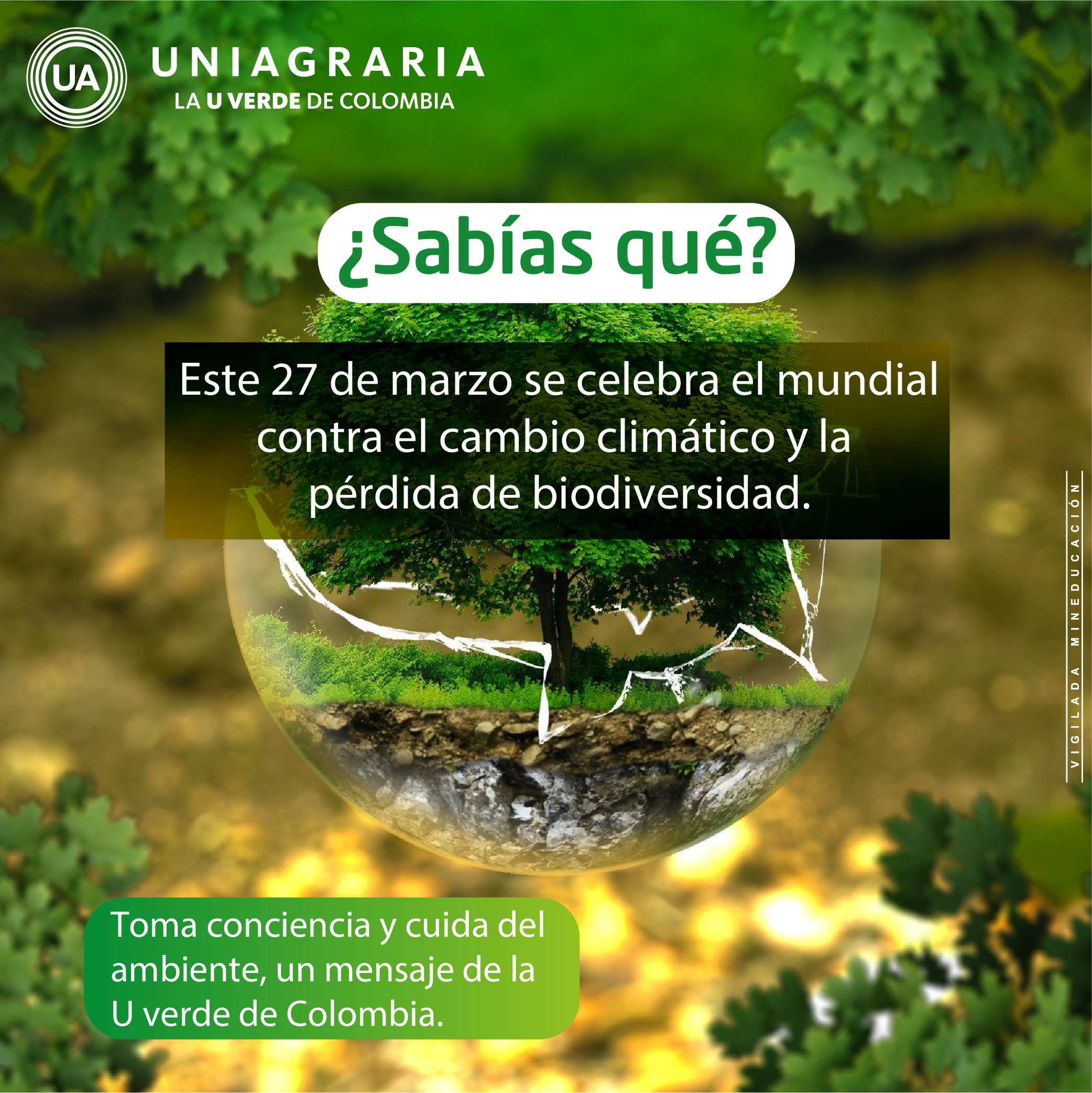 ¿Sabías qué? El 27 de marzo se celebra el día mundial contra el cambio climático