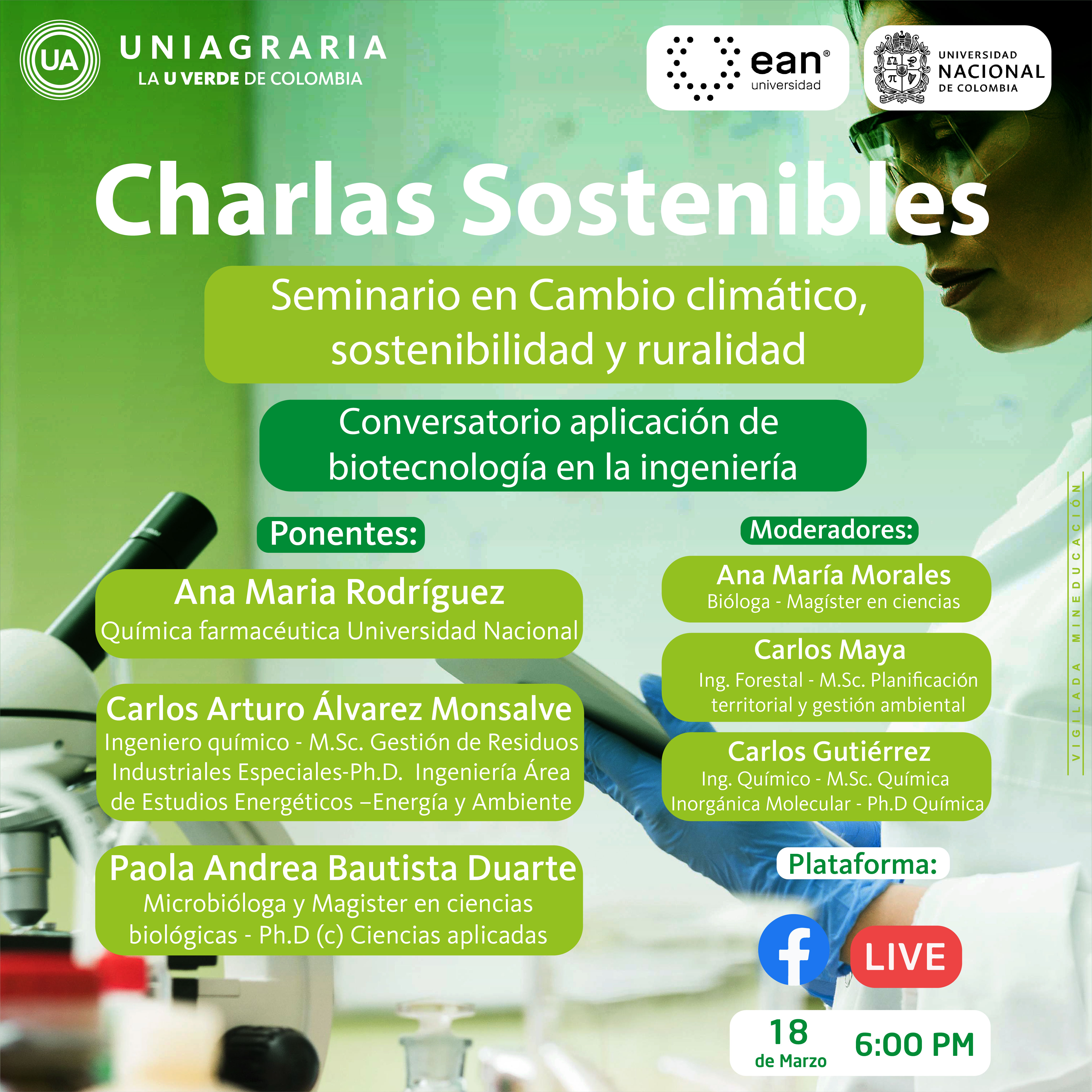 Charlas Sostenibles: Fronteras en investigación – la Biogeografía aplicada