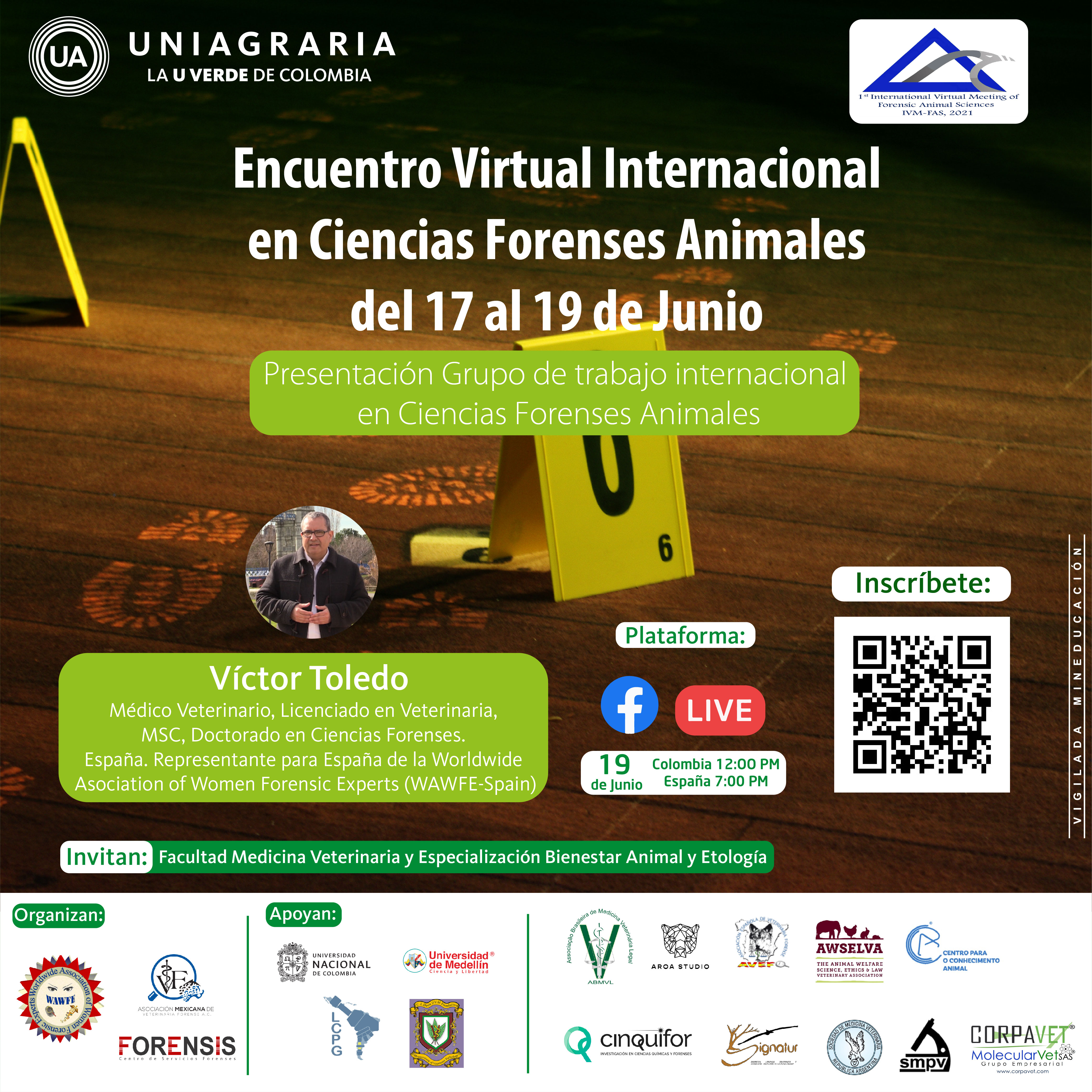 Encuentro Virtual Internacional en Ciencias Forenses Animales