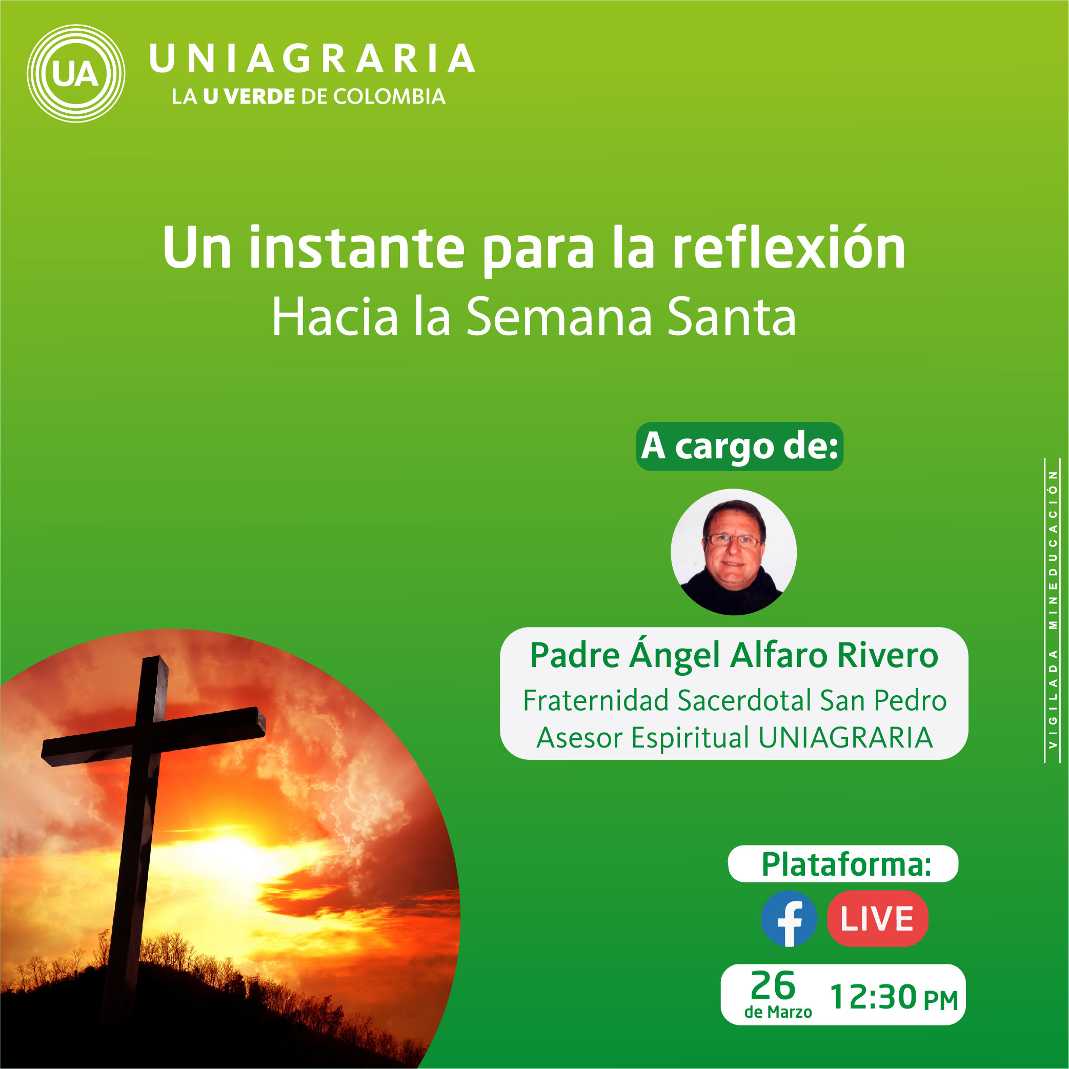 Un instante para la reflexión hacia la Semana Santa