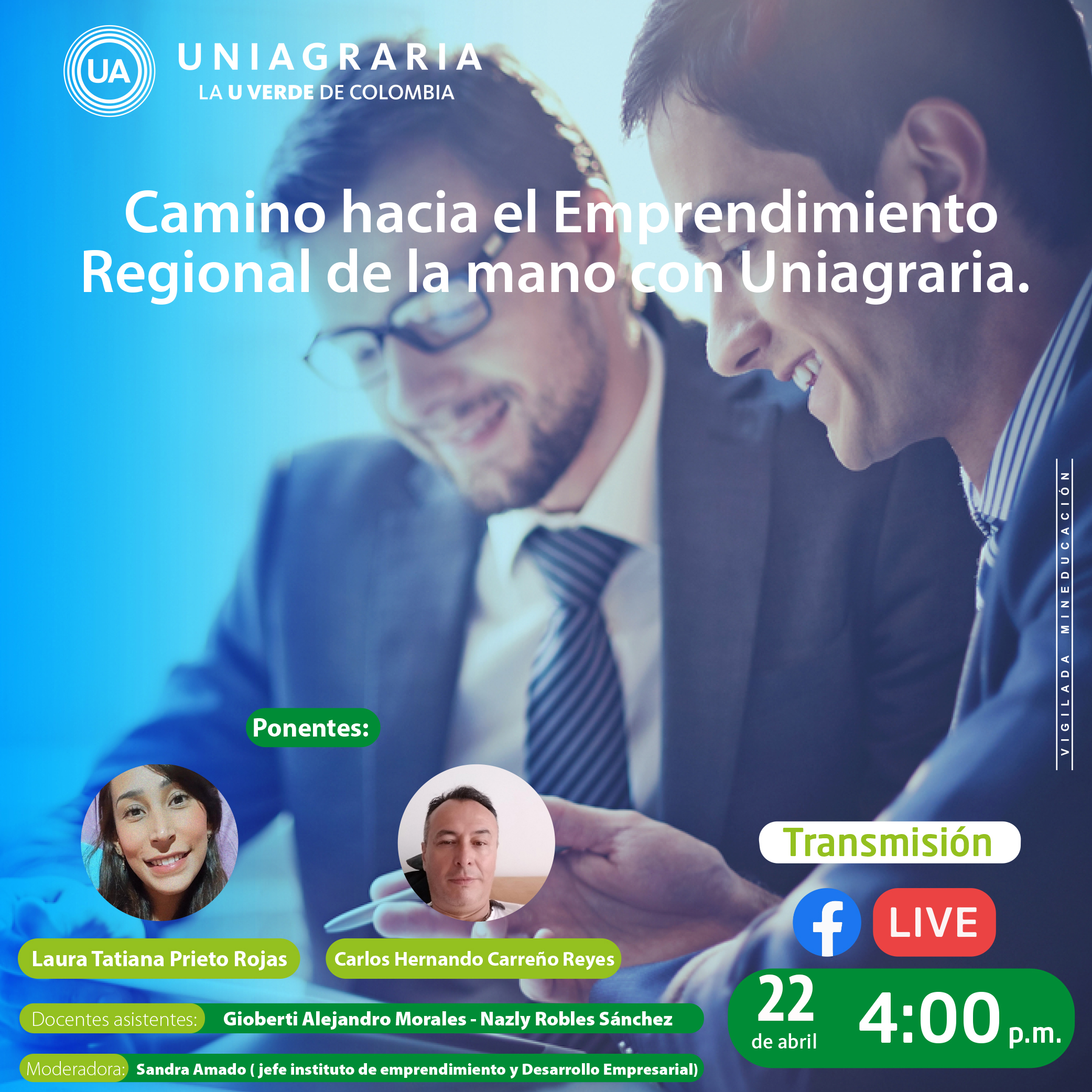 Camino hacia el Emprendimiento Regional de la mano con Uniagraria