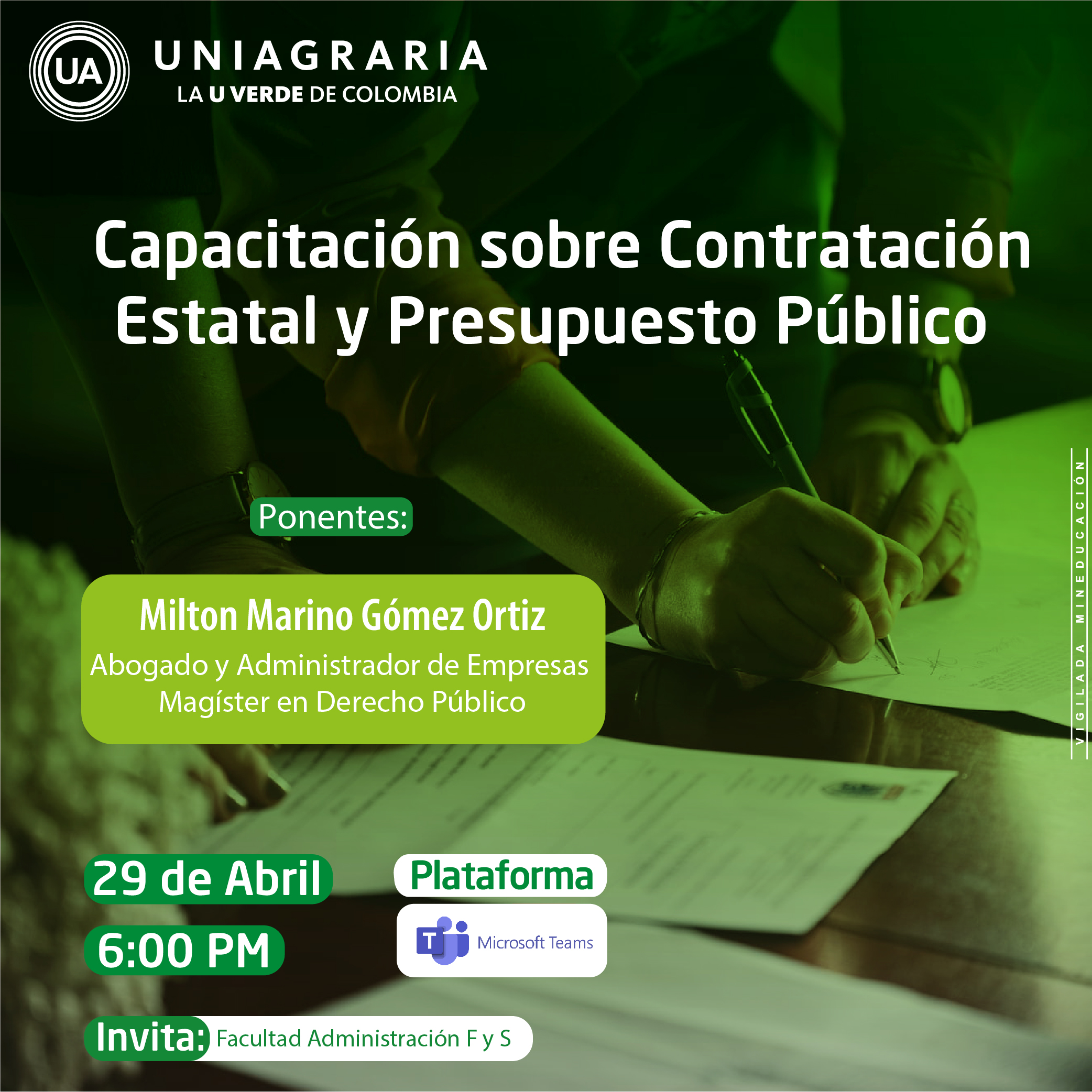 Capacitación sobre Contratación Estatal y Presupuesto Público