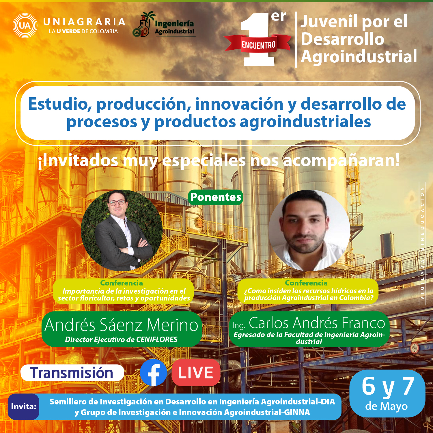 Estudio, producción, innovación y desarrollo de procesos y productos agroindustriales