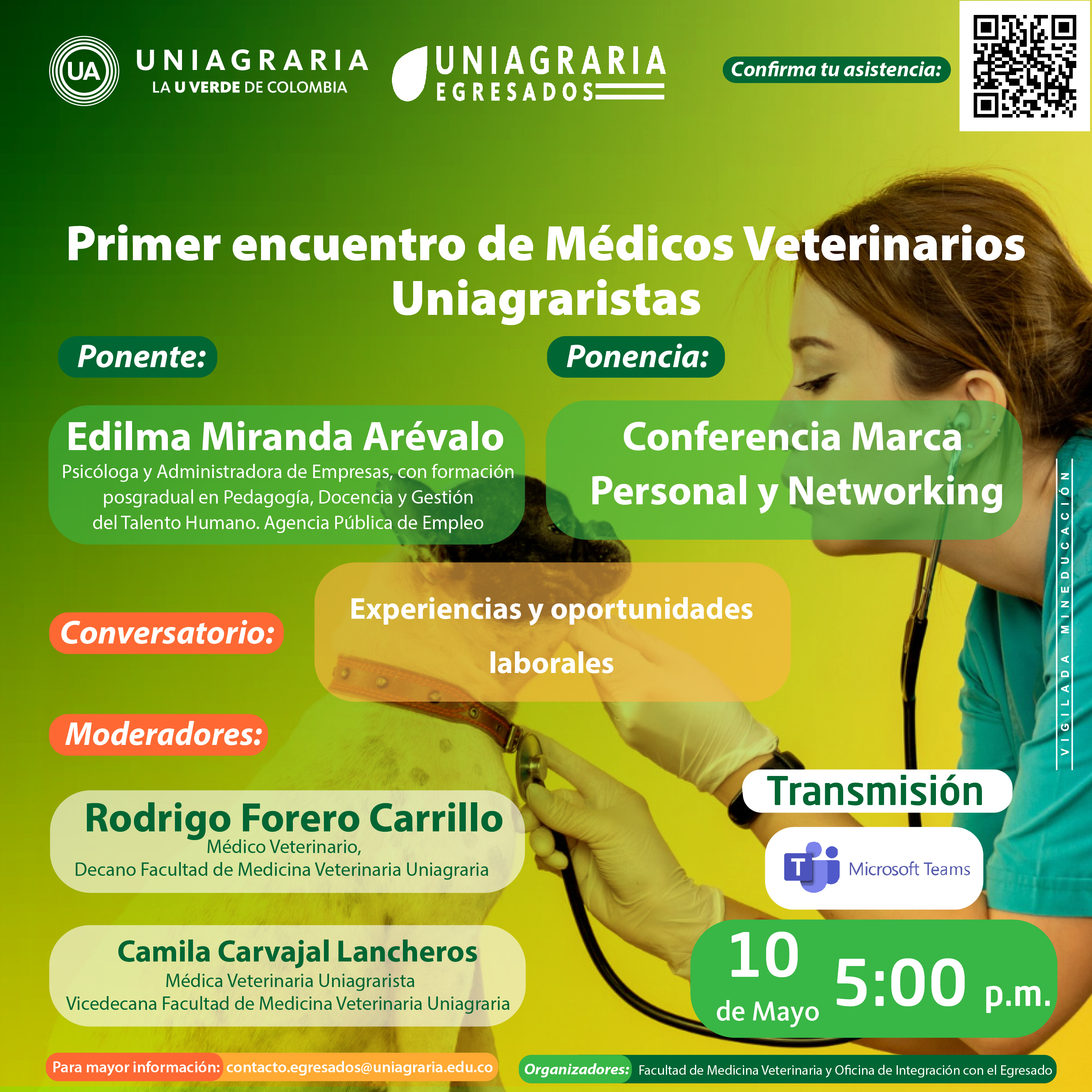 Primer encuentro de Médicos Veterinarios Uniagraristas