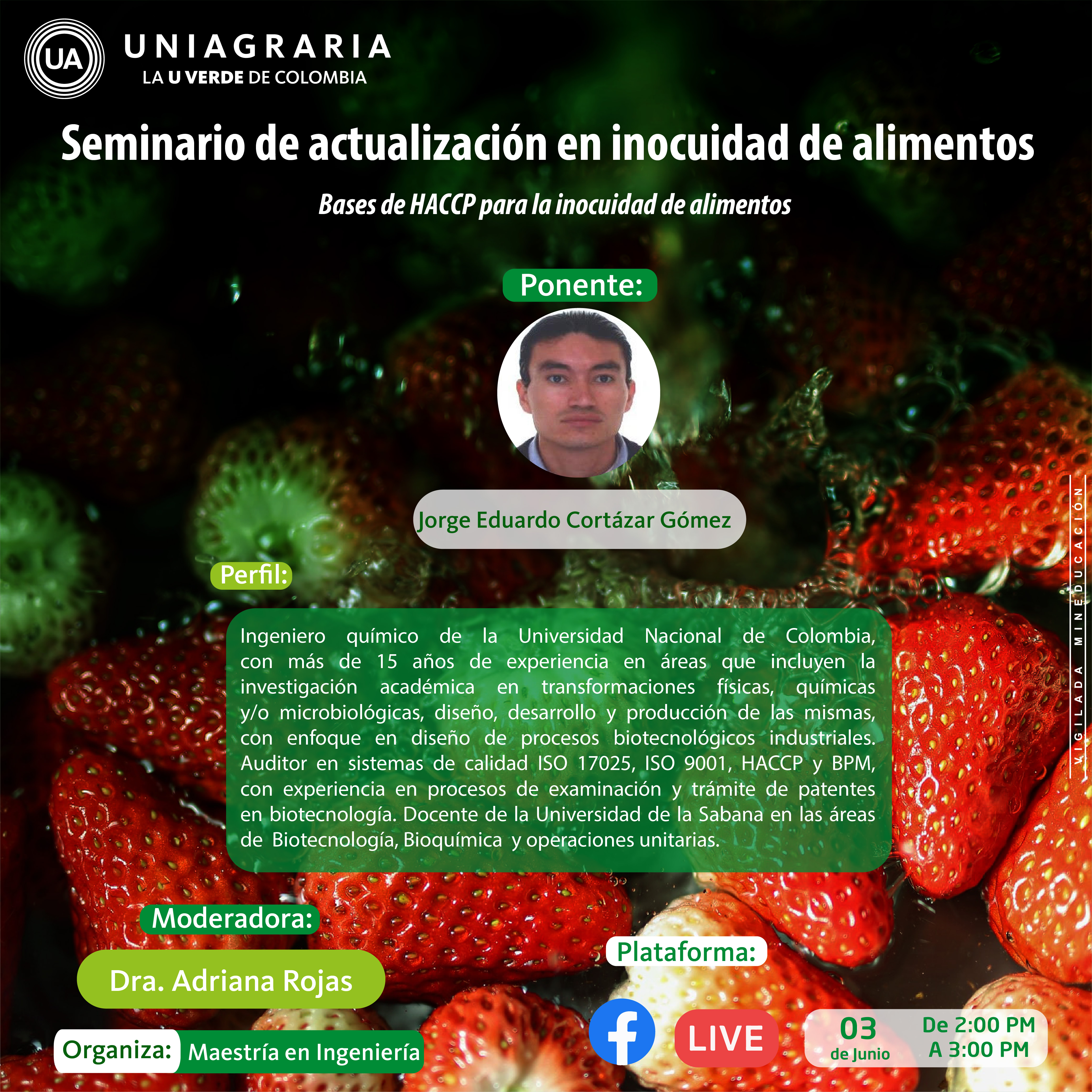 Seminario de actualización en inocuidad de alimentos