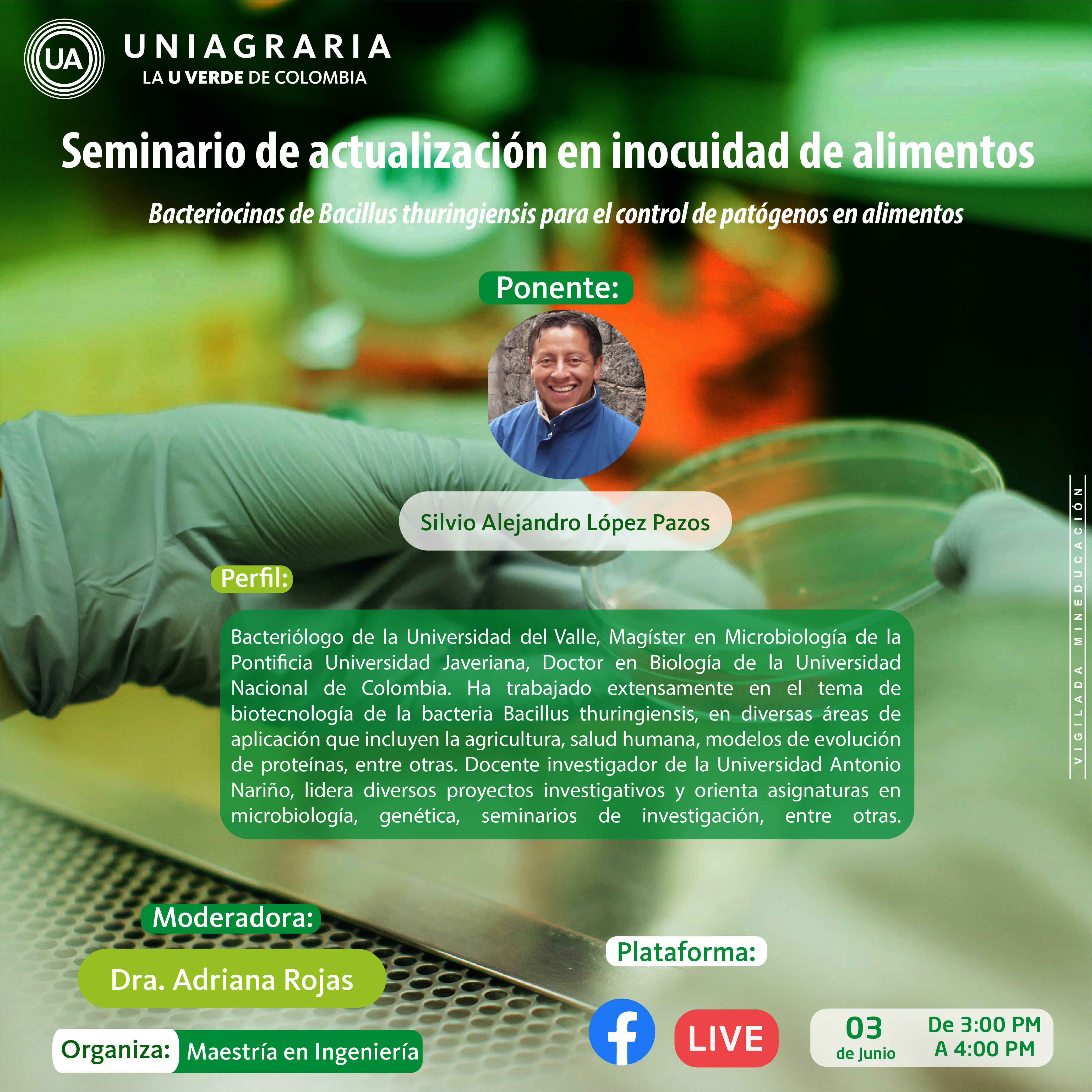 Seminario de actualización en inocuidad de alimentos