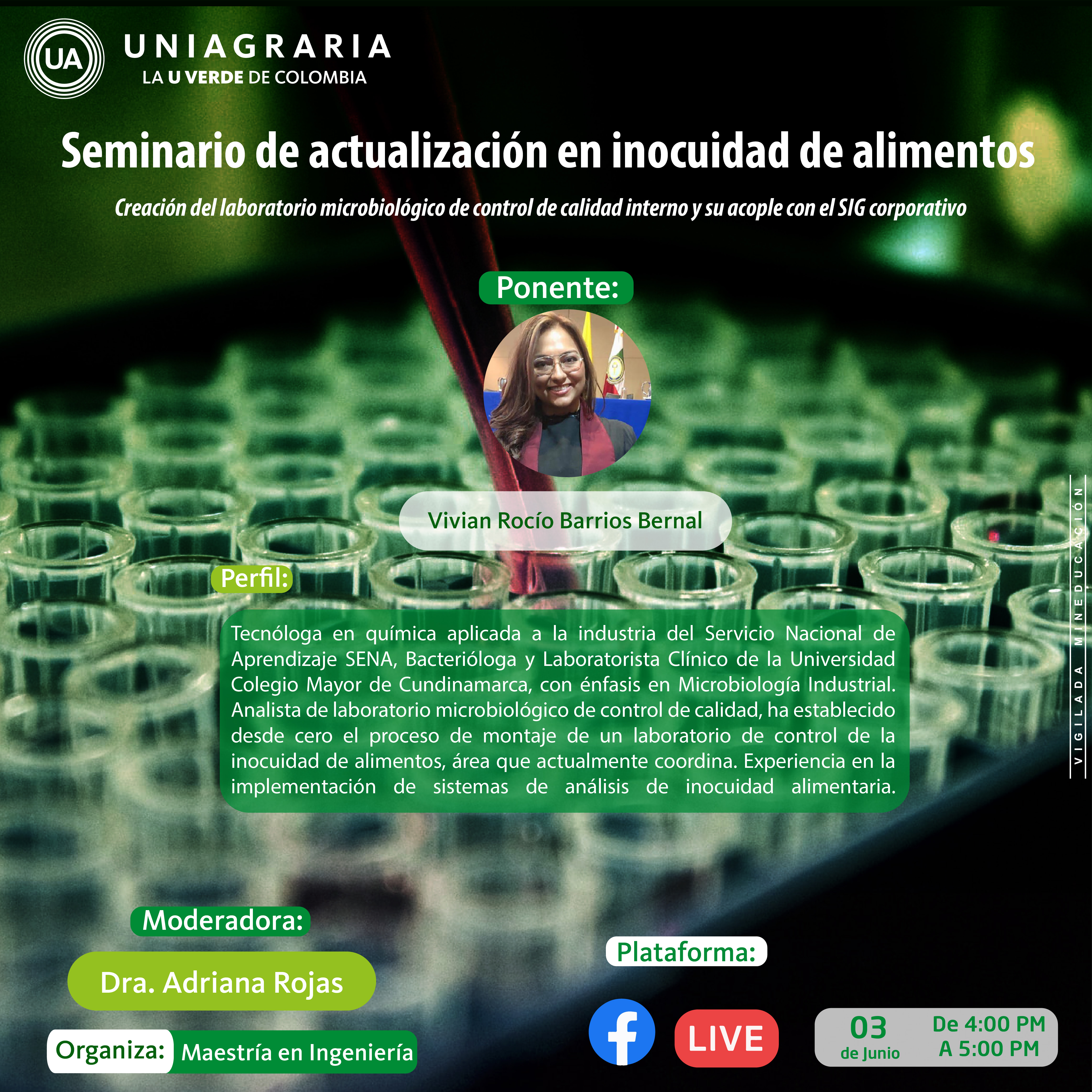 Seminario de actualización en inocuidad de alimentos