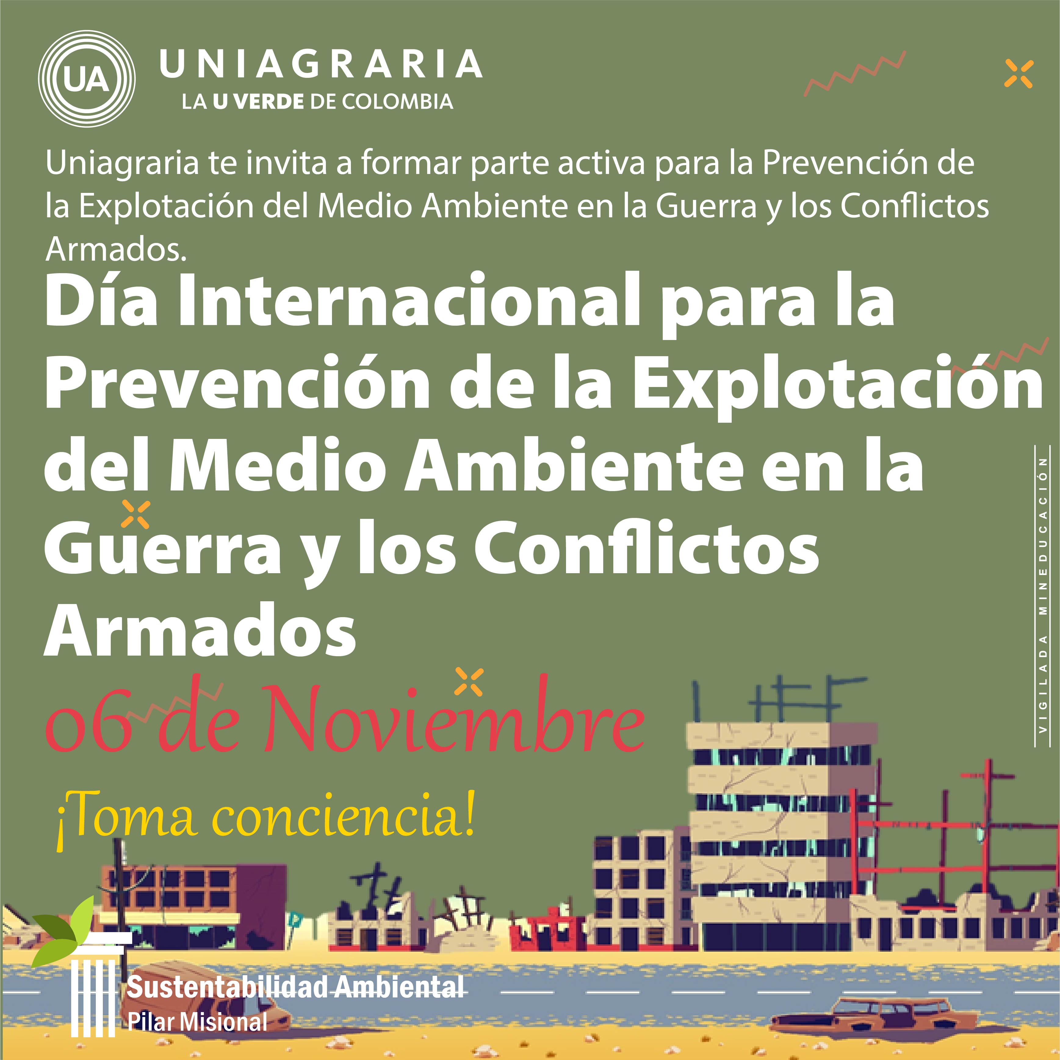 Día Internacional para la Prevención de la Explotación del Medio Ambiente en la Guerra y los Conflictos Armados