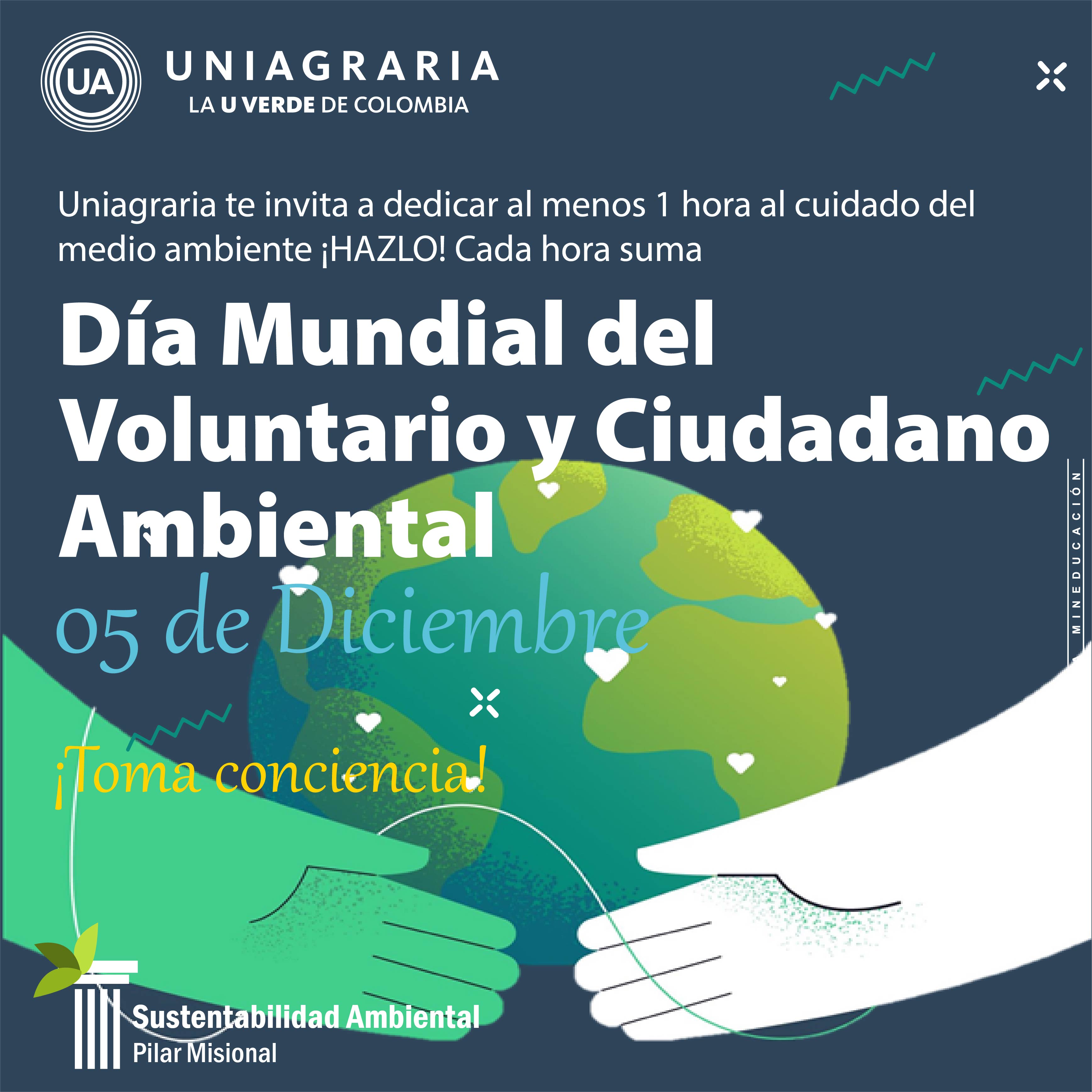 Día Mundial del Voluntario y Ciudadano Ambiental