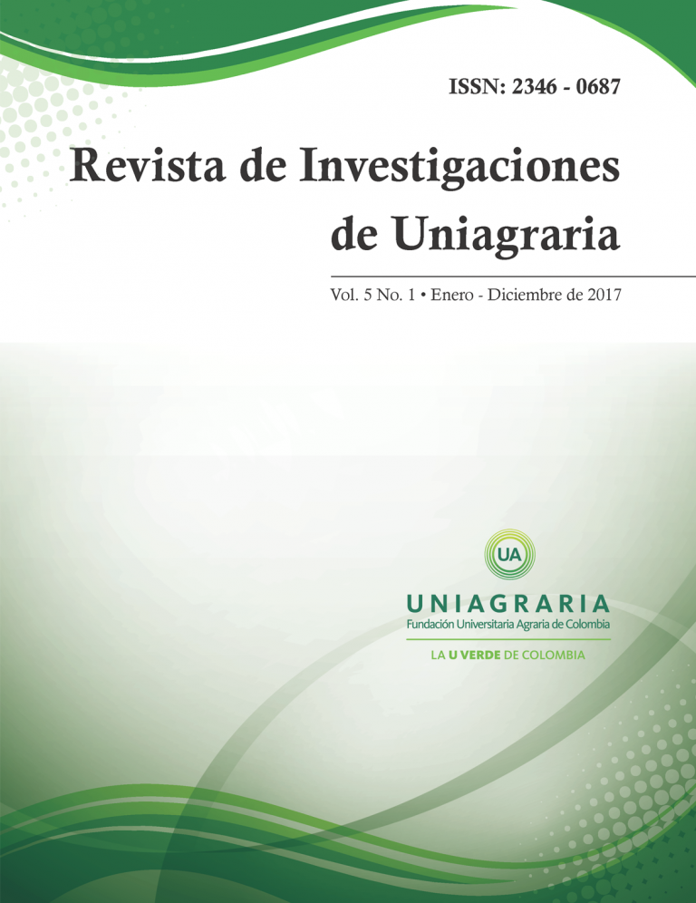 Revista de Investigaciones de Uniagraria