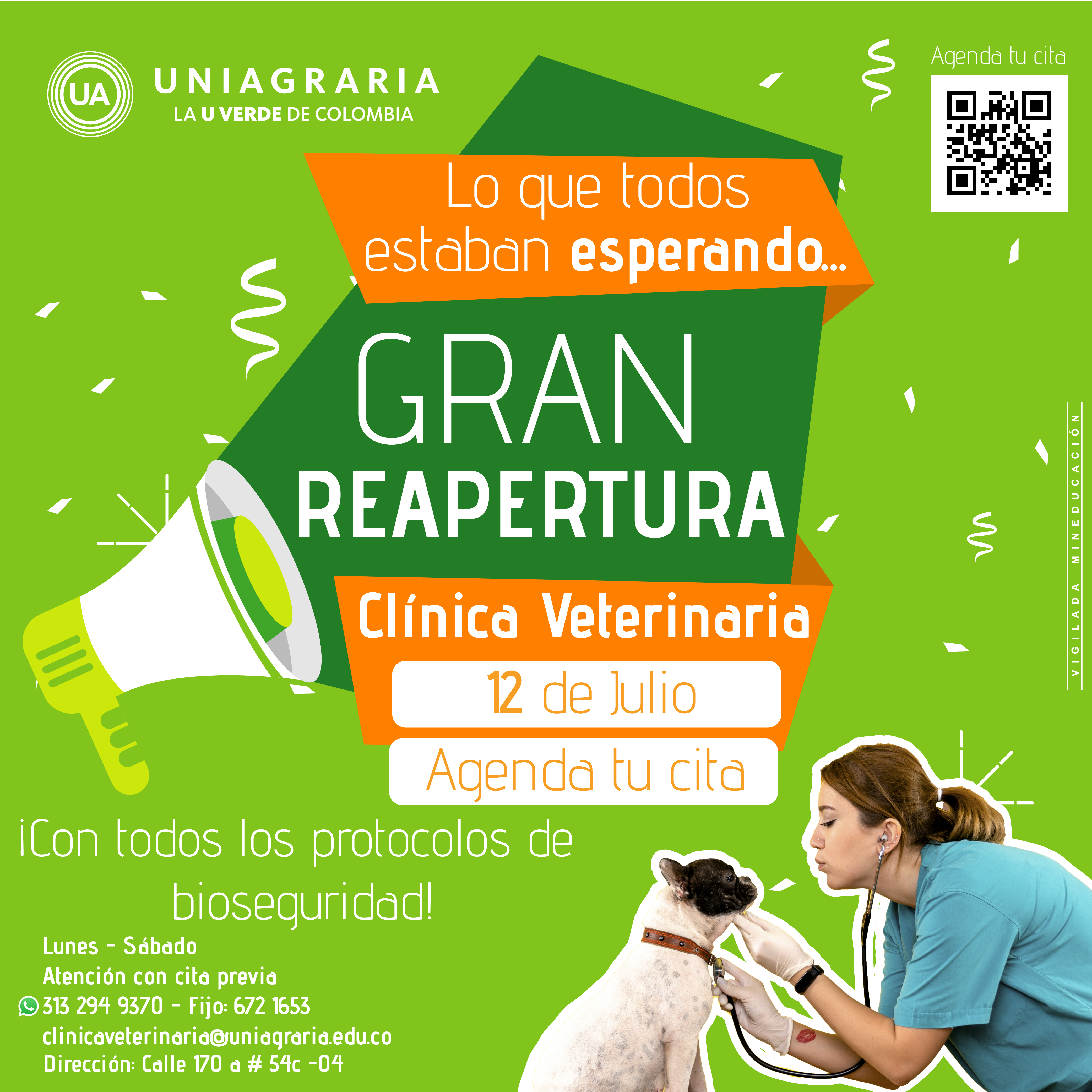 Gran Reapertura Clínica Veterinaria Uniagraria