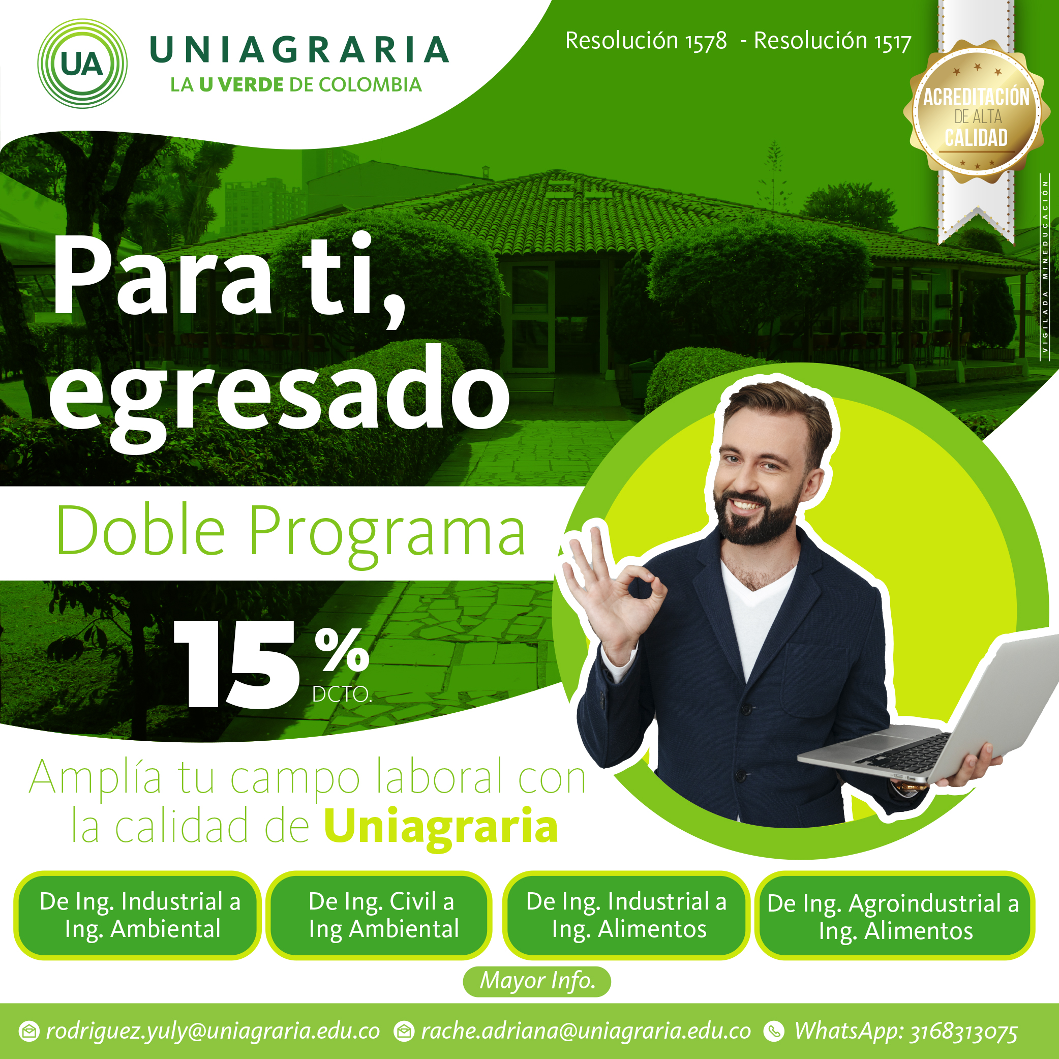 Para ti, Egresado – doble programa