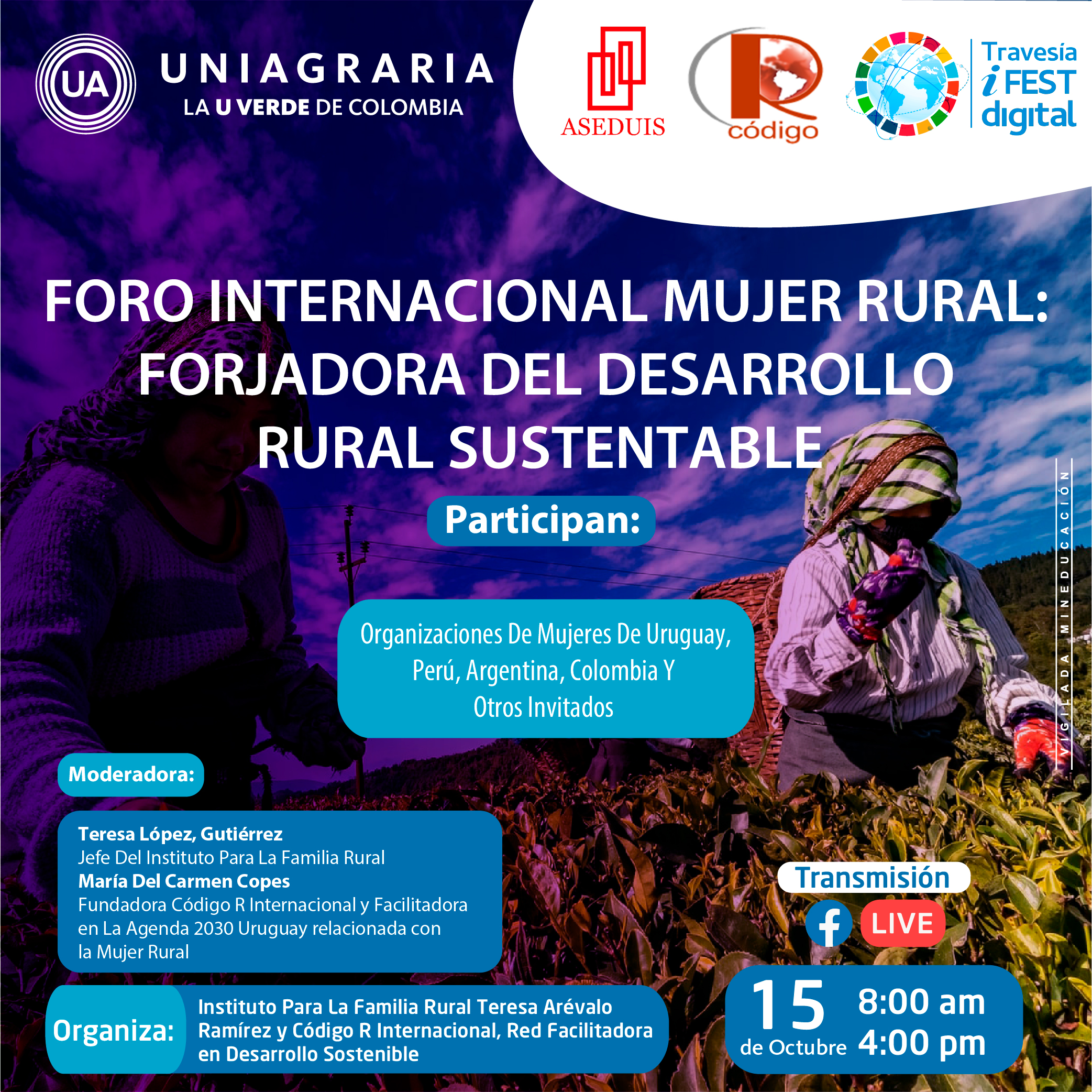 Foro Internacional mujer rural: Forjadora del desarrollo rural sustentable