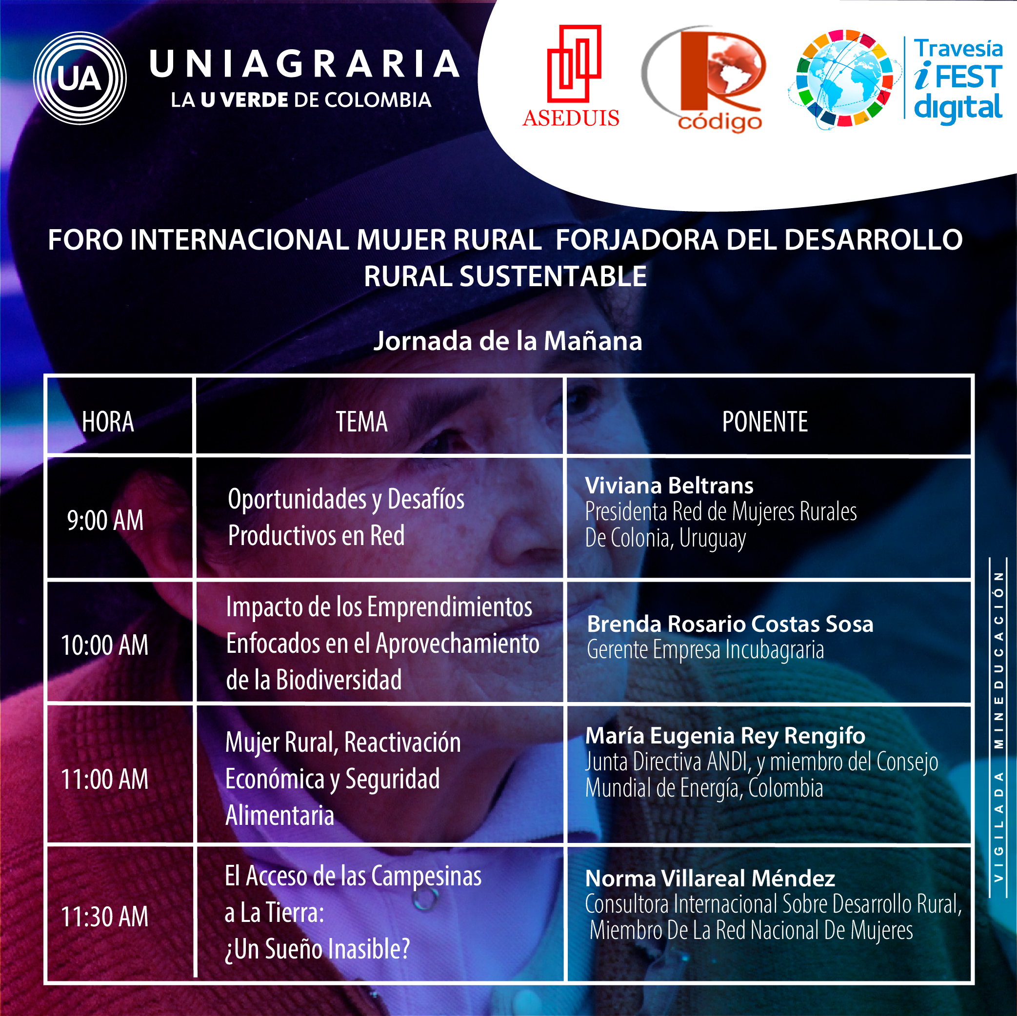 Foro Internacional mujer rural: Forjadora del desarrollo rural sustentable