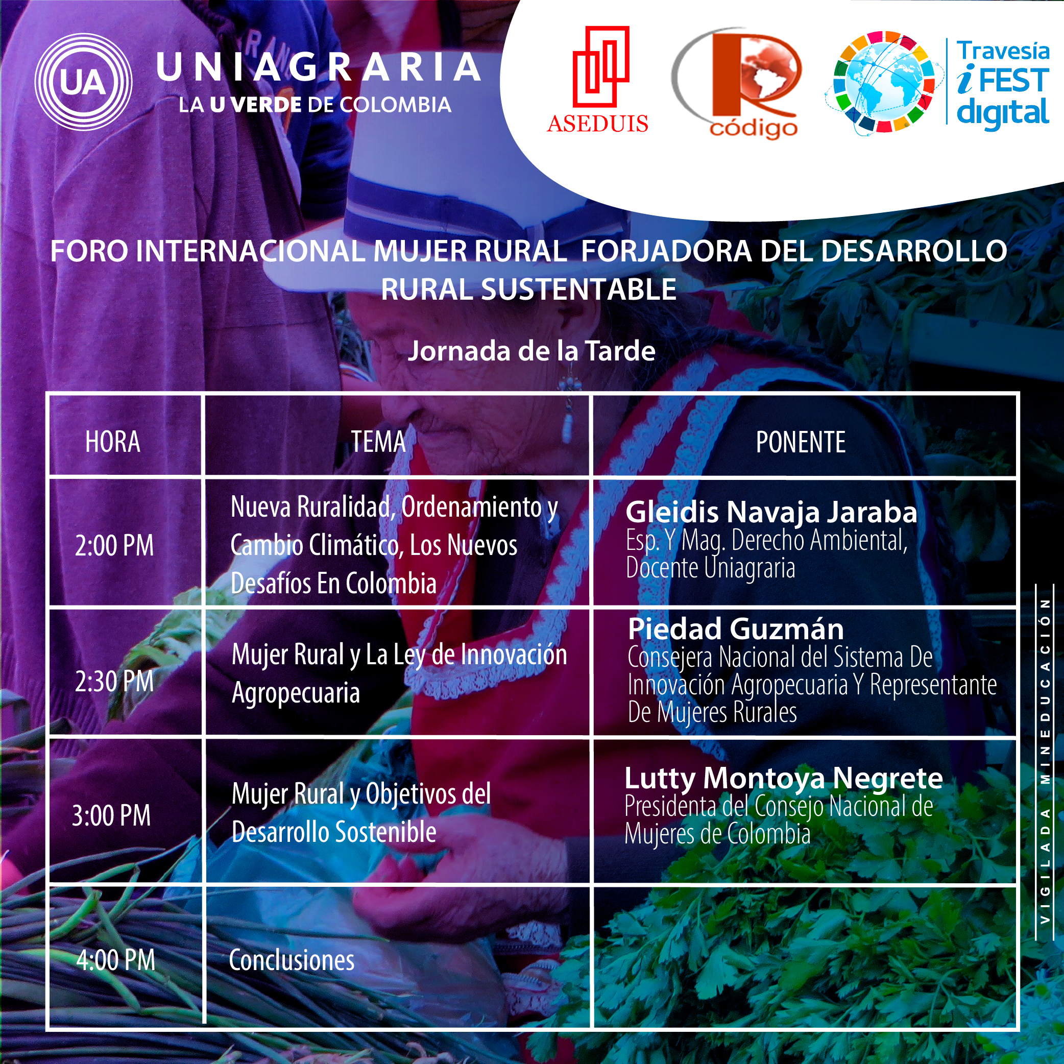 Foro Internacional mujer rural: Forjadora del desarrollo rural sustentable