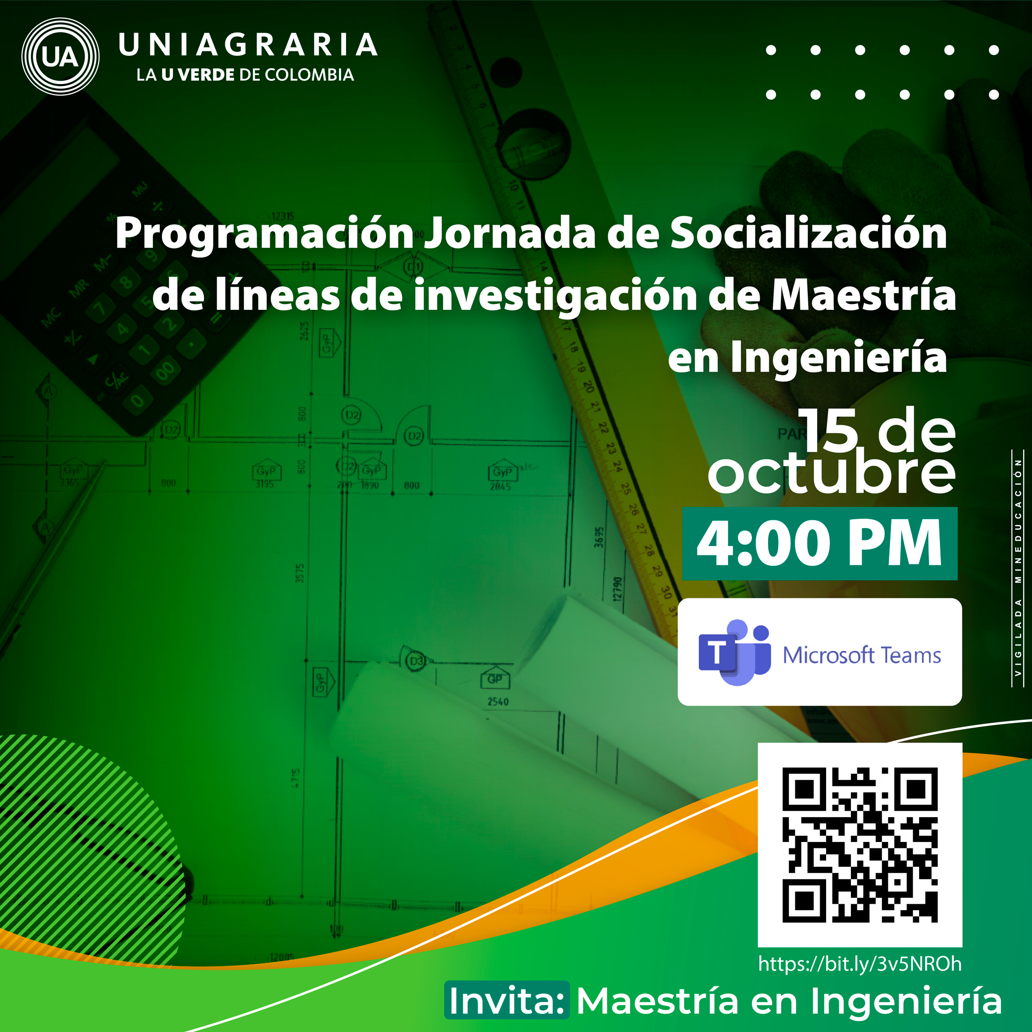 Jornada de socialización de líneas de investigación de Maestría en Ingeniería