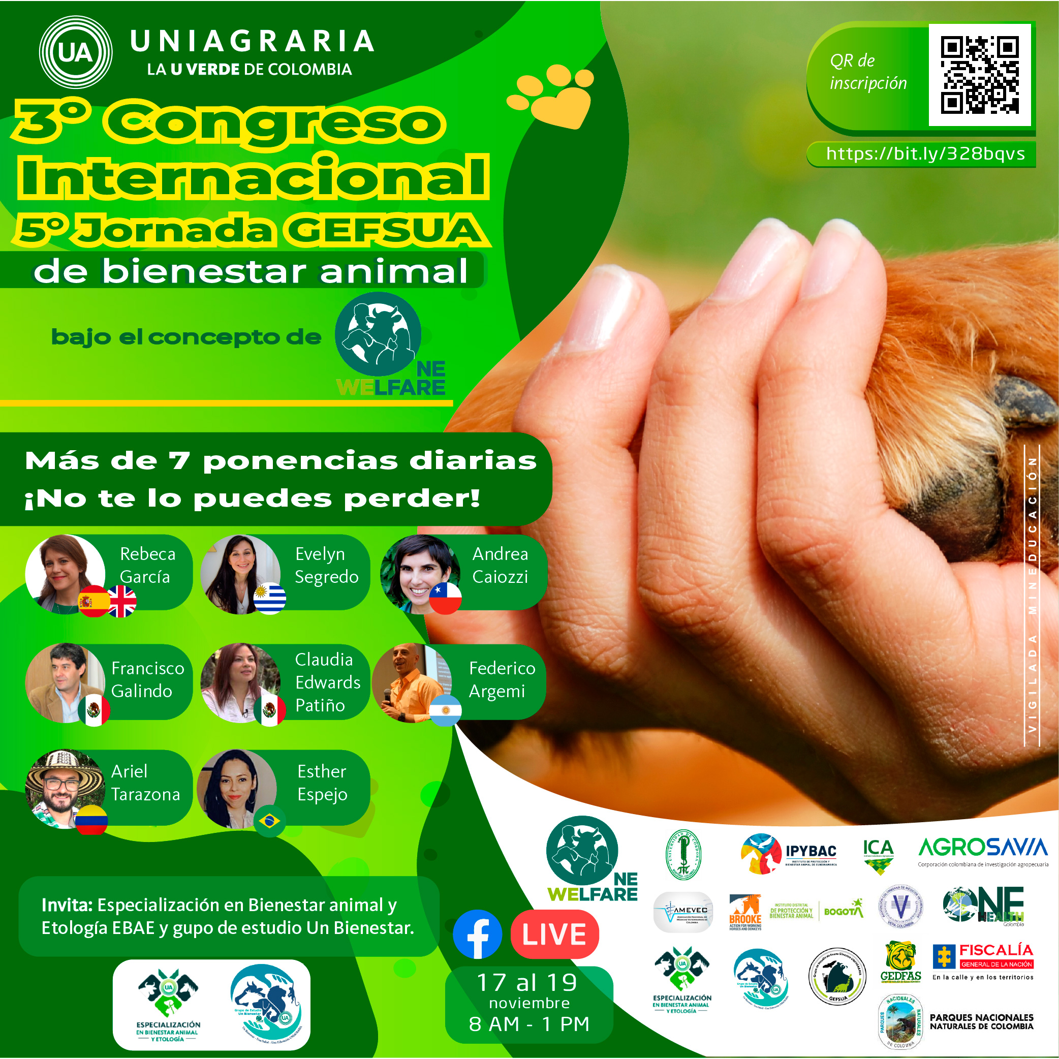 3° Congreso internacional de bienestar animal bajo el concepto de One Welfare