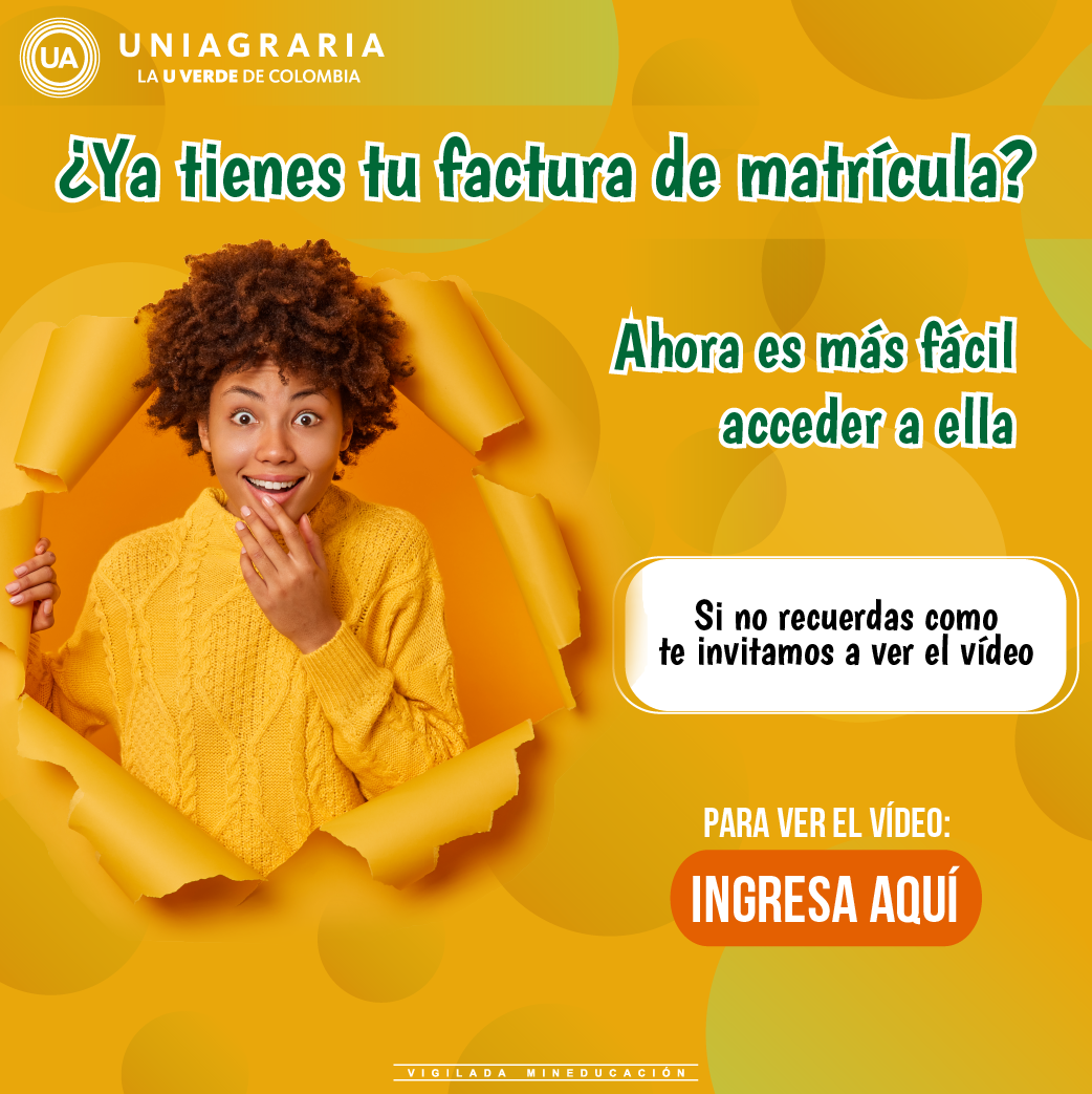 ¿Ya tienes tu factura de matrícula?