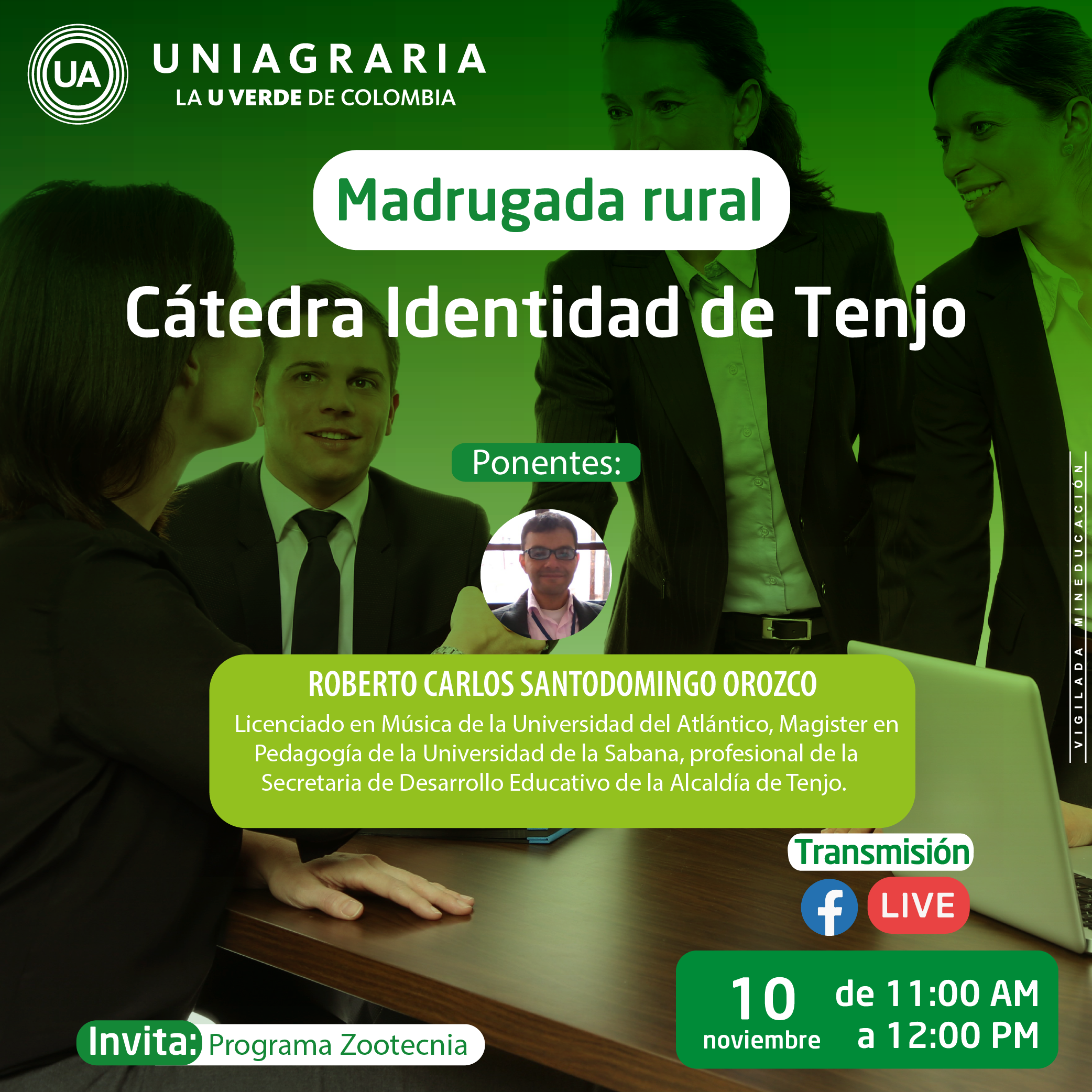 Madrugada rural Cátedra identidad de Tenjo