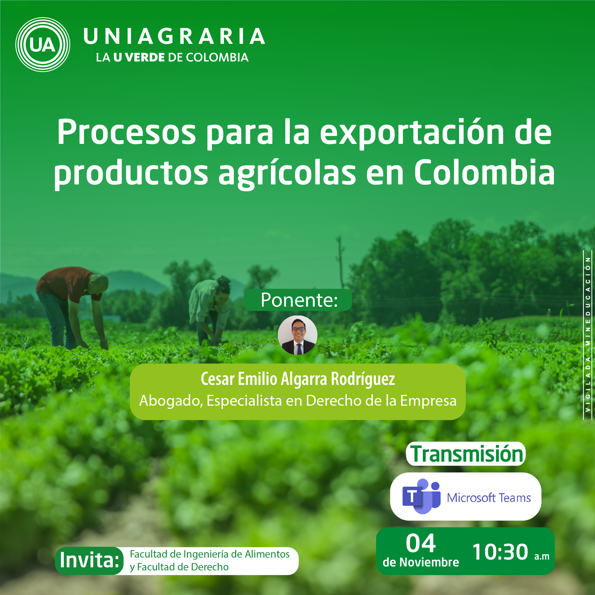 Procesos para la exportación de productos agrícolas en Colombia
