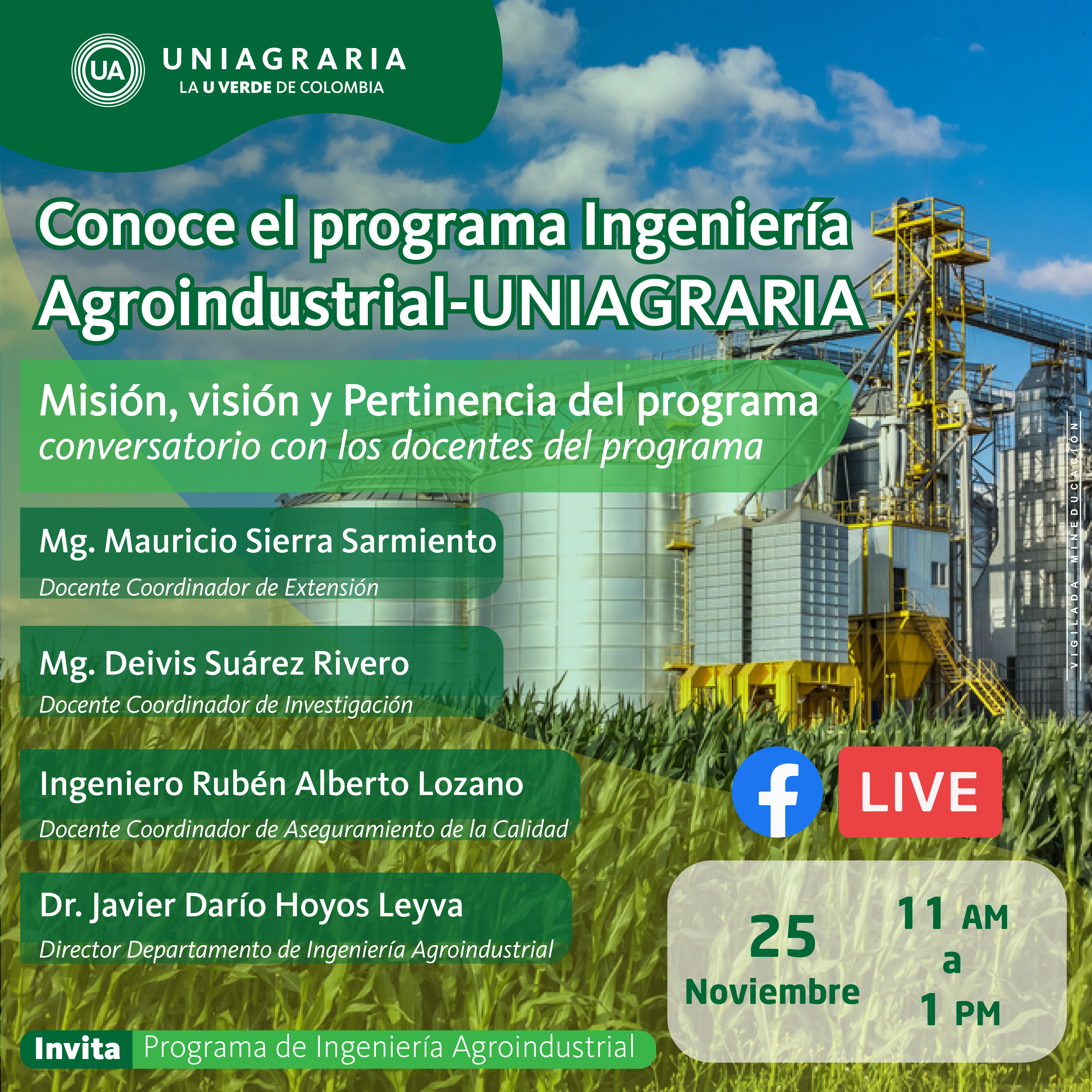 Conoce el programa Maestría en Ingeniería – Uniagraria