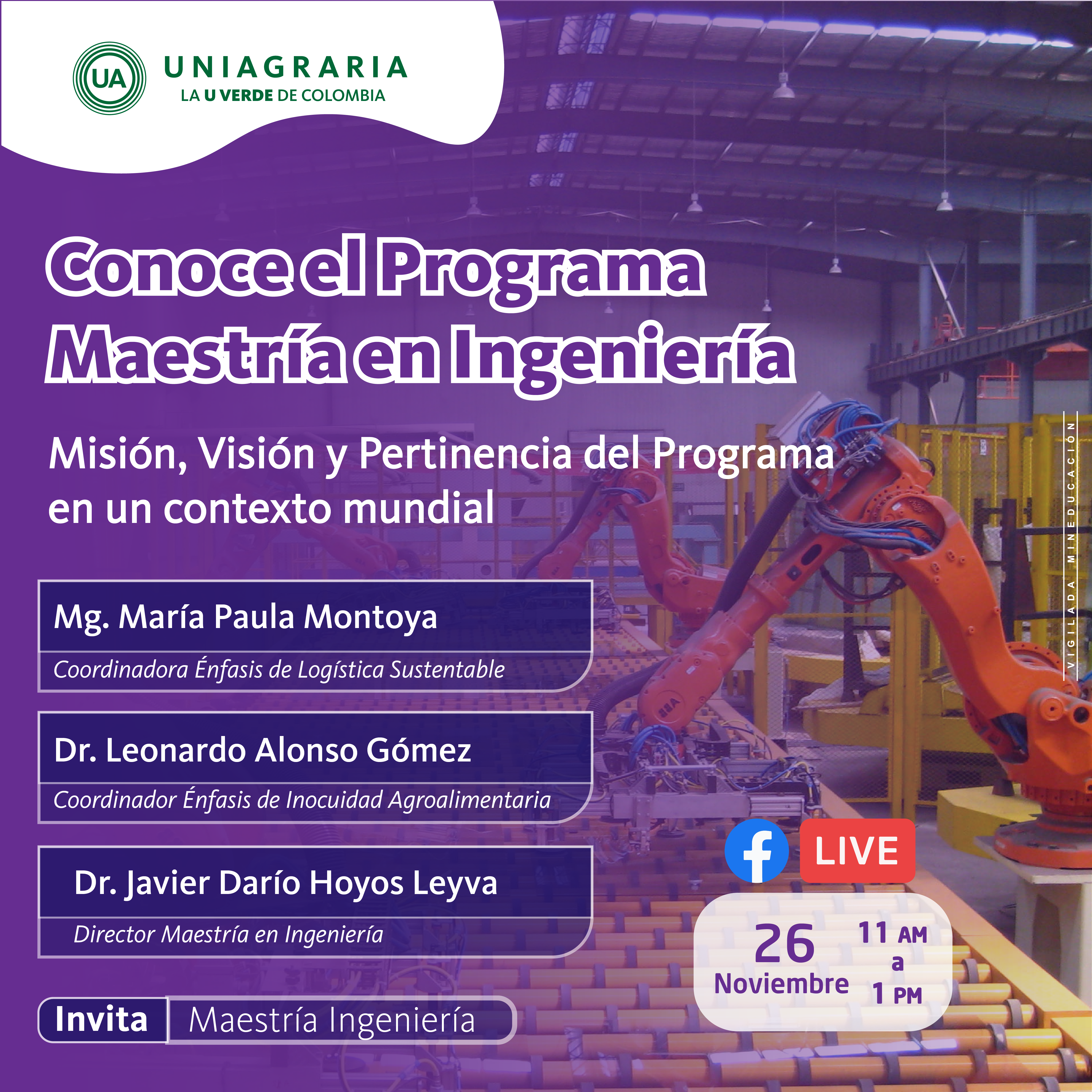 Conoce el programa Maestría en Ingeniería – Uniagraria