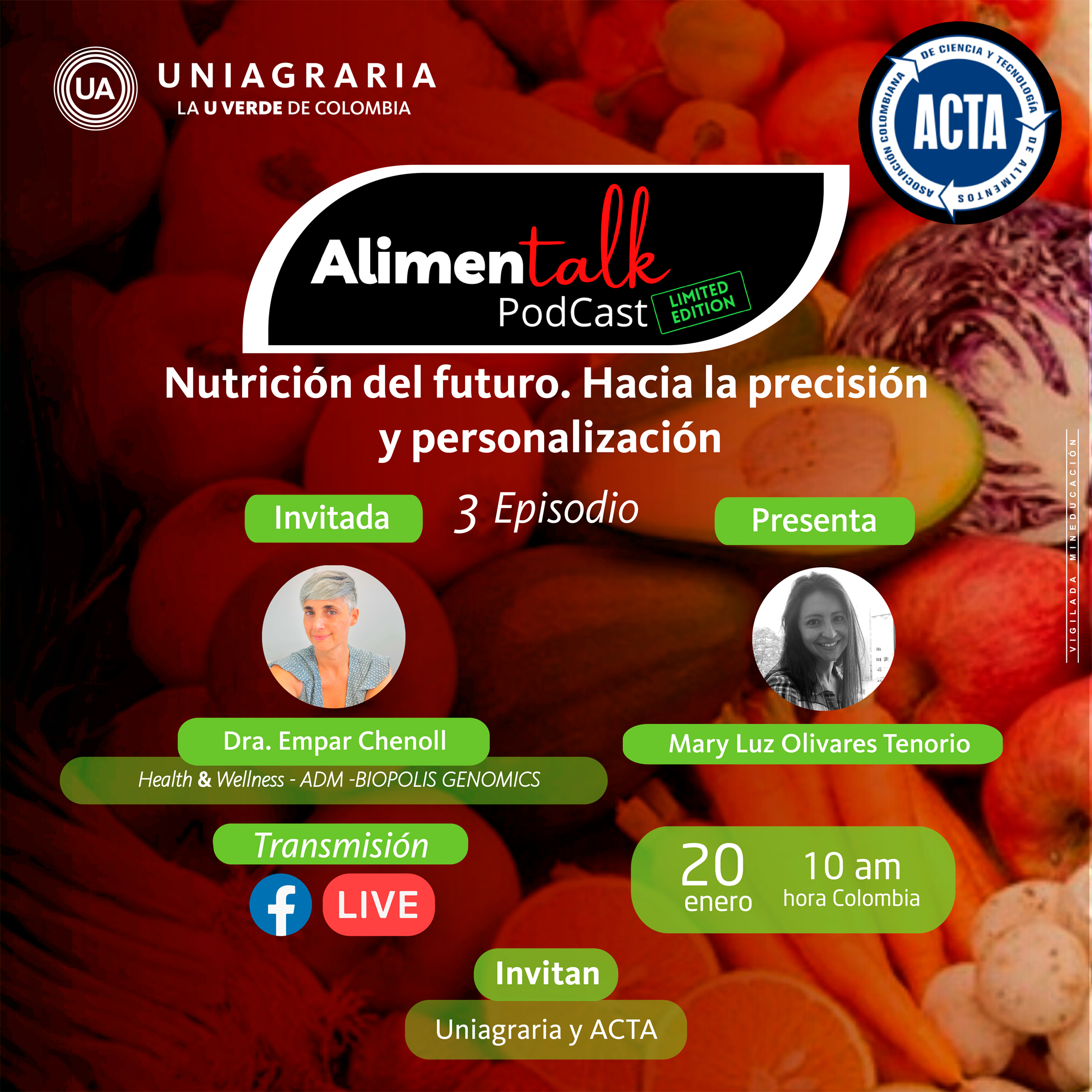 PodCast: Nutrición del futuro. Hacia la precisión y personalización
