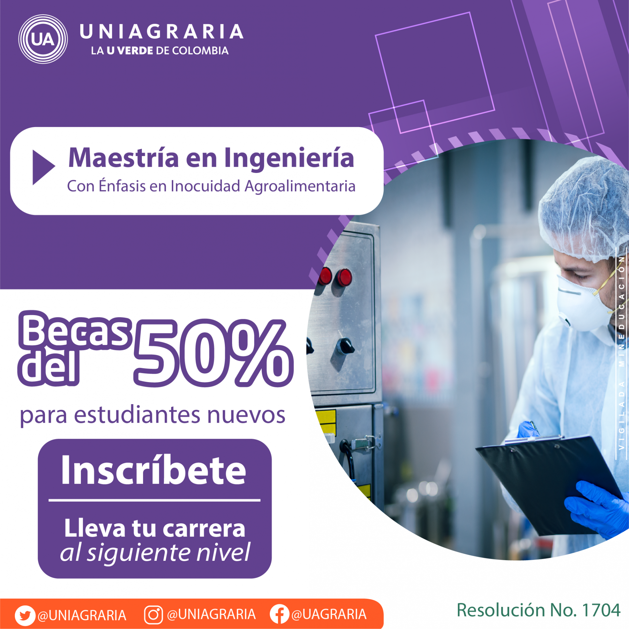 Maestría en Ingeniería con Becas del 50%