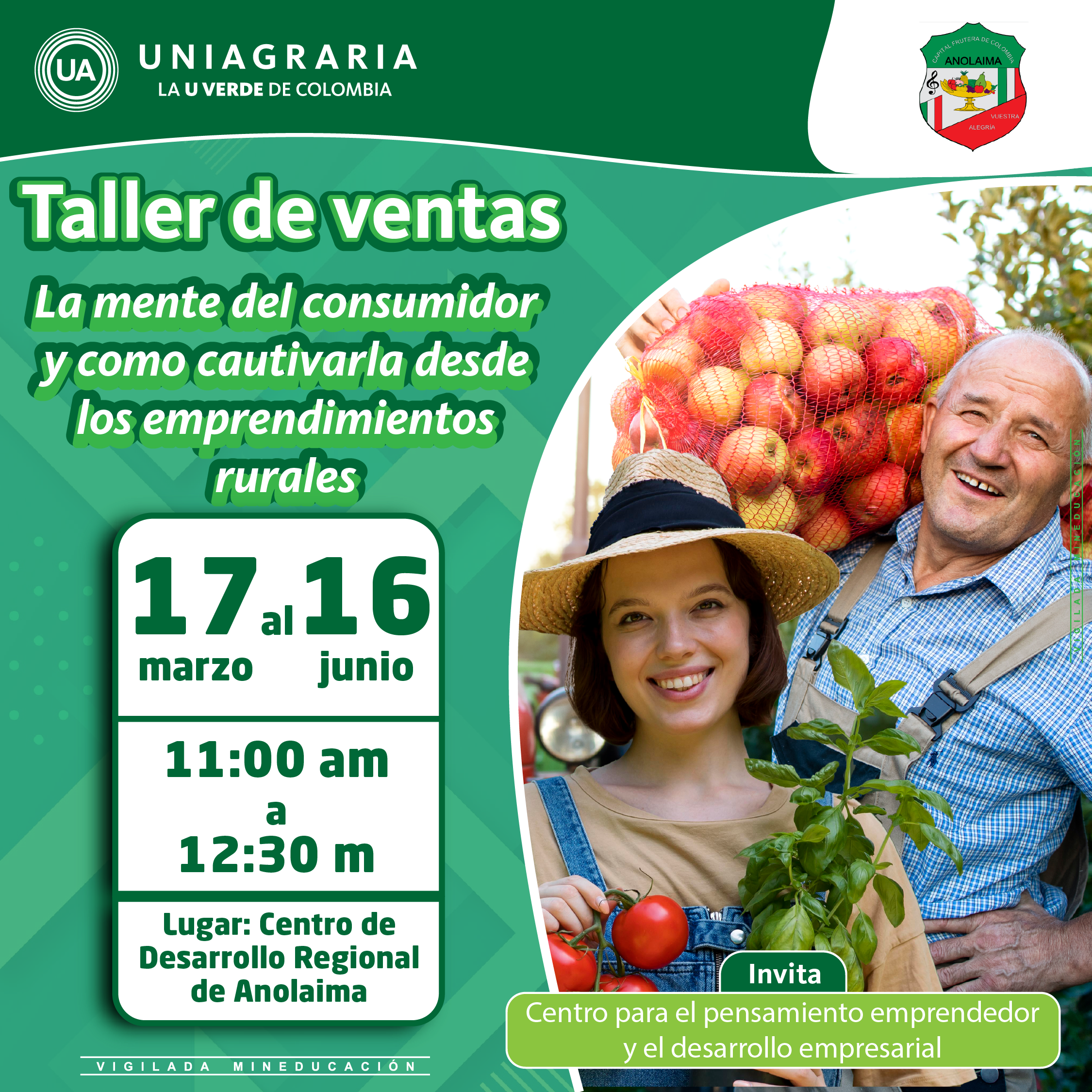 Taller de ventas: La mente del consumidor y como cautivarla desde emprendimientos rurales