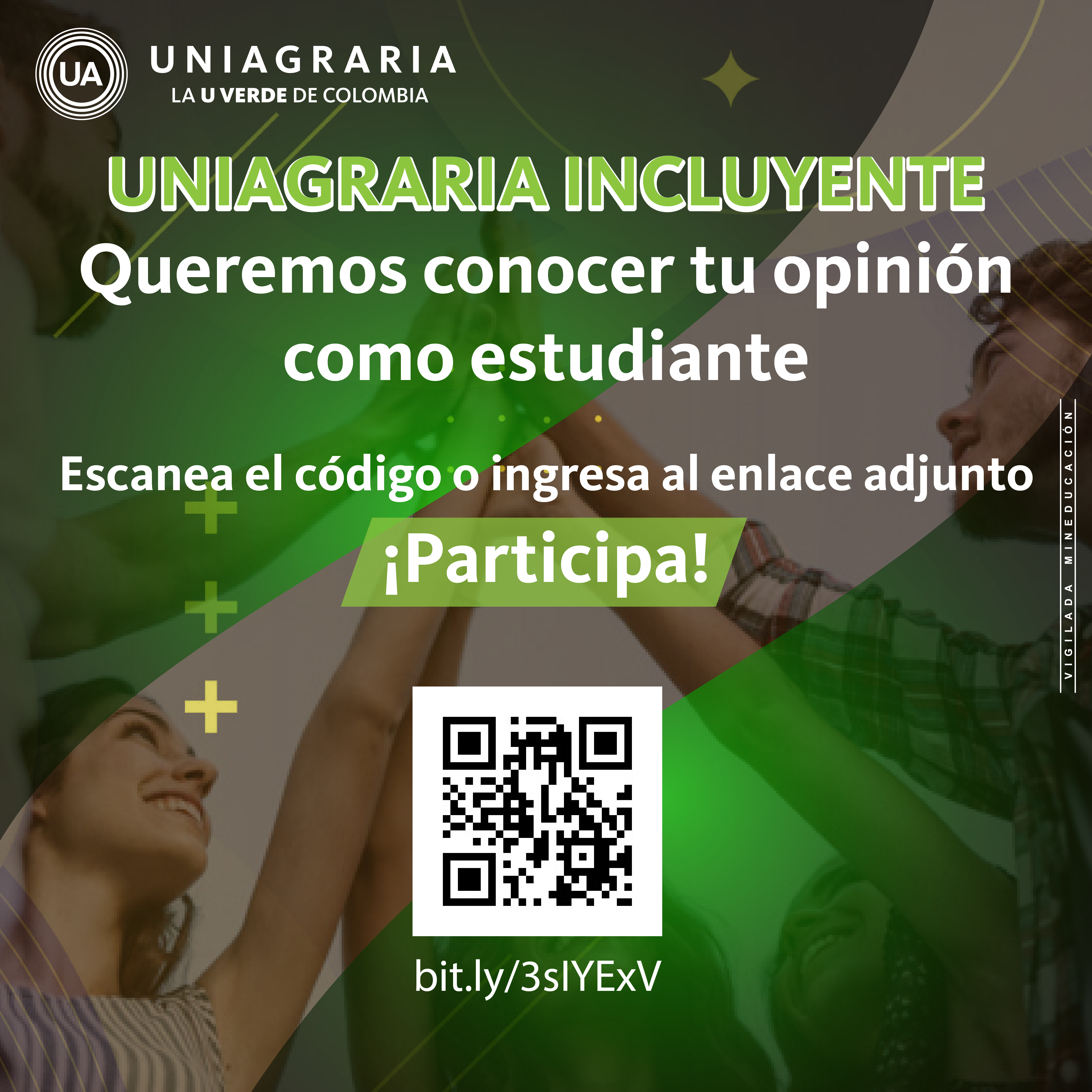 Uniagraria incluyente ¡Participa!