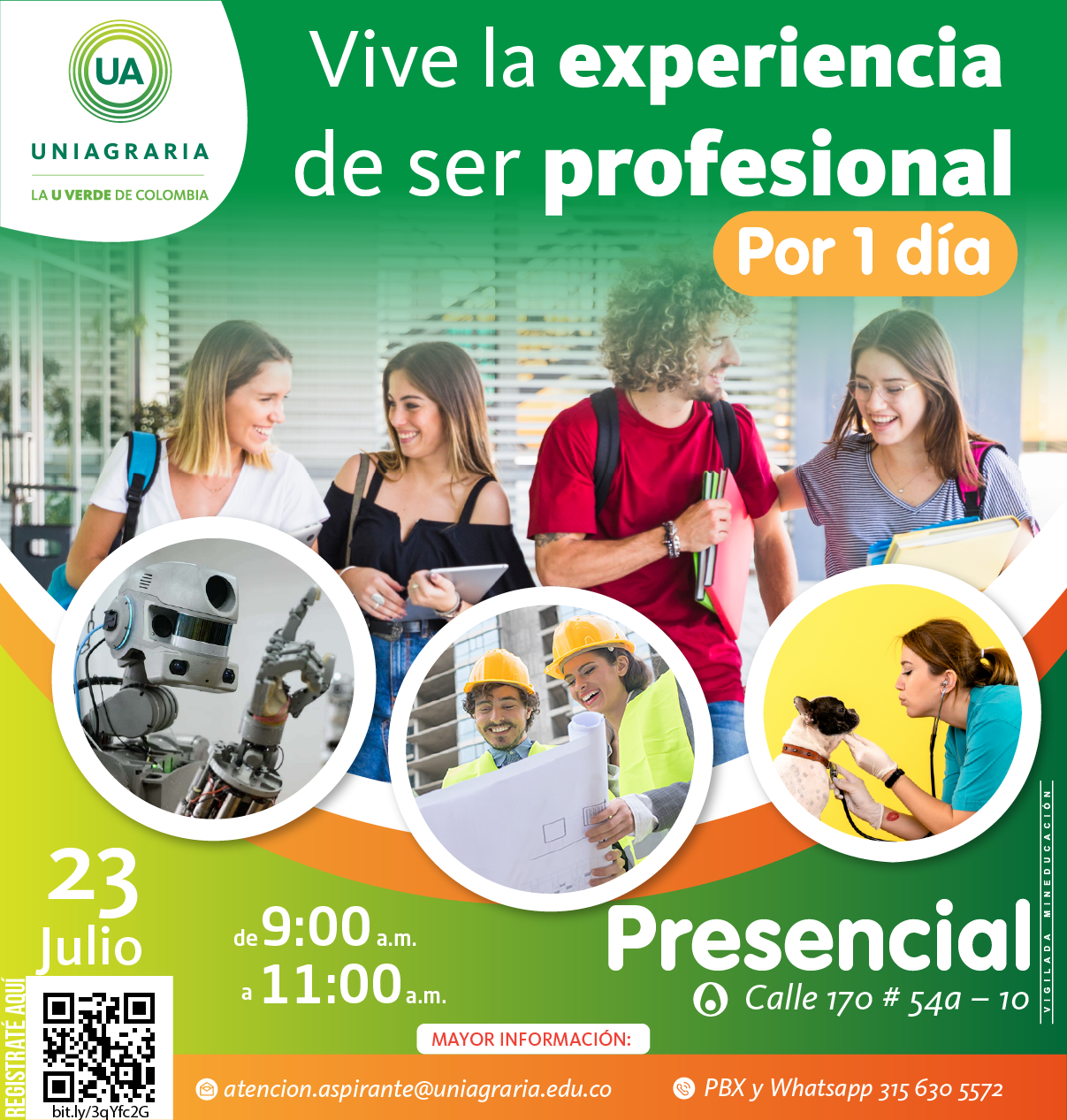 Vive la Experiencia de ser  profesional por un día – Bogotá