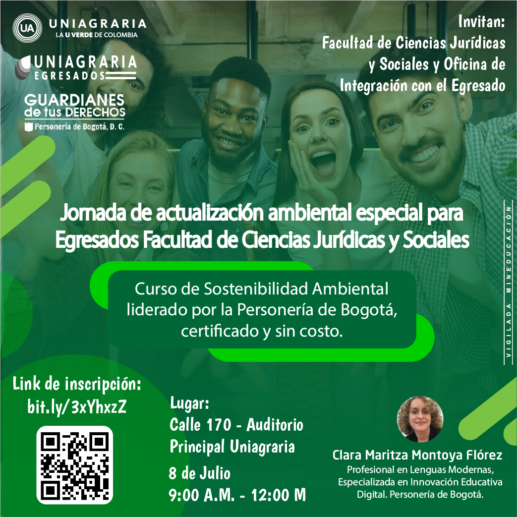 Jornada de Actualización ambiental para Egresados Facultad de Ciencias Jurídicas y Sociales