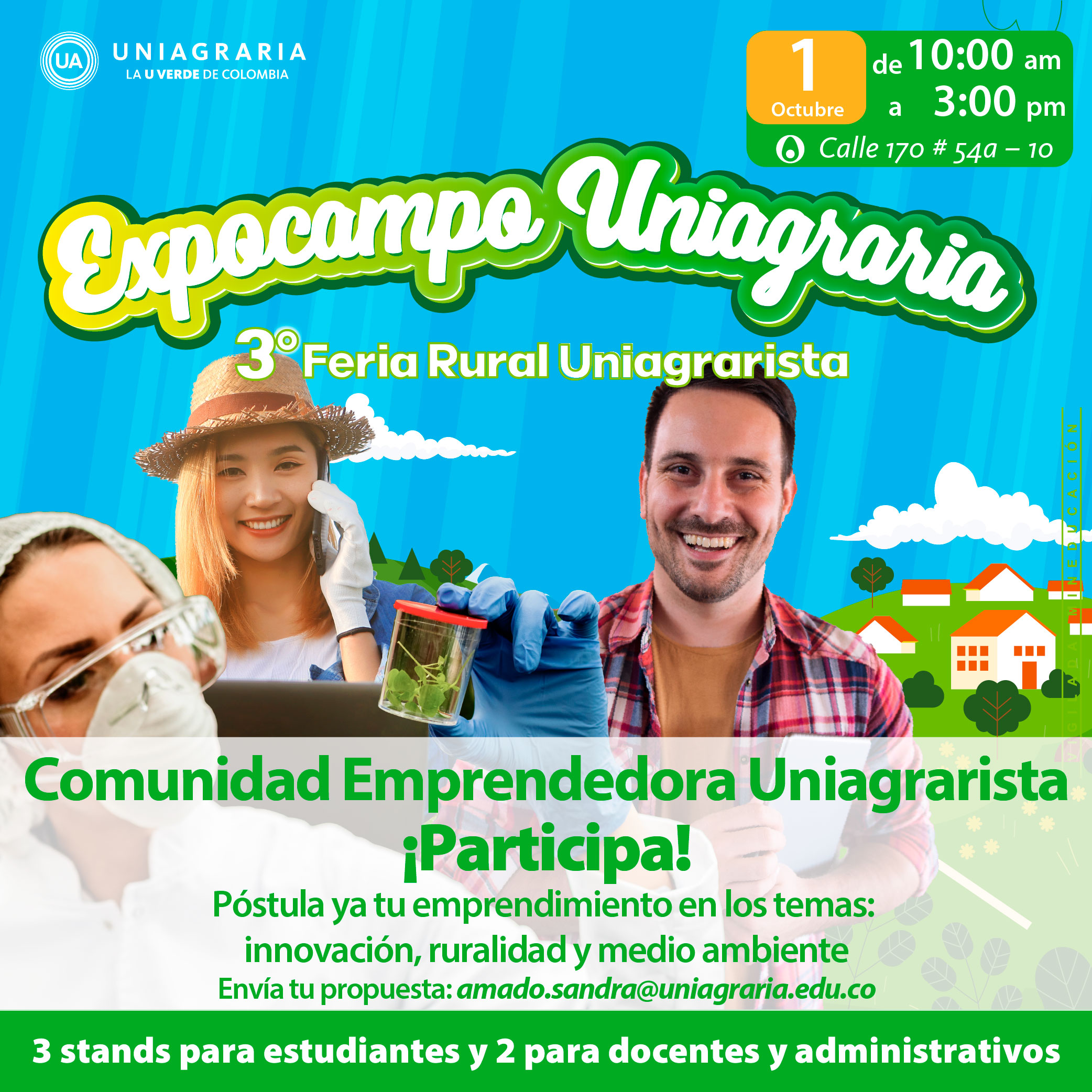 Expocampo: Comunidad emprendedora Uniagrarista ¡Participa!