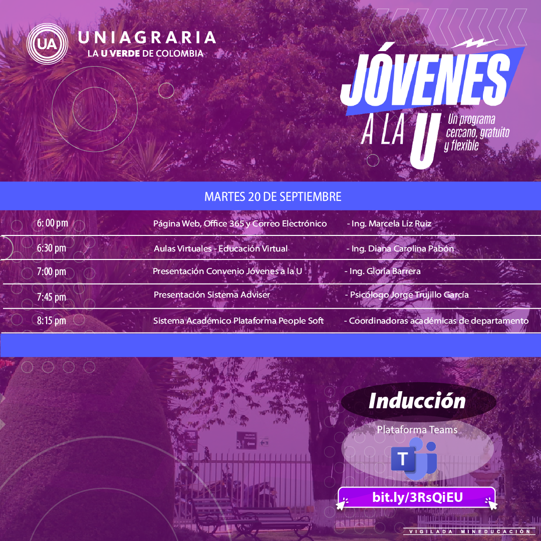 Jóvenes a la U – Inducción