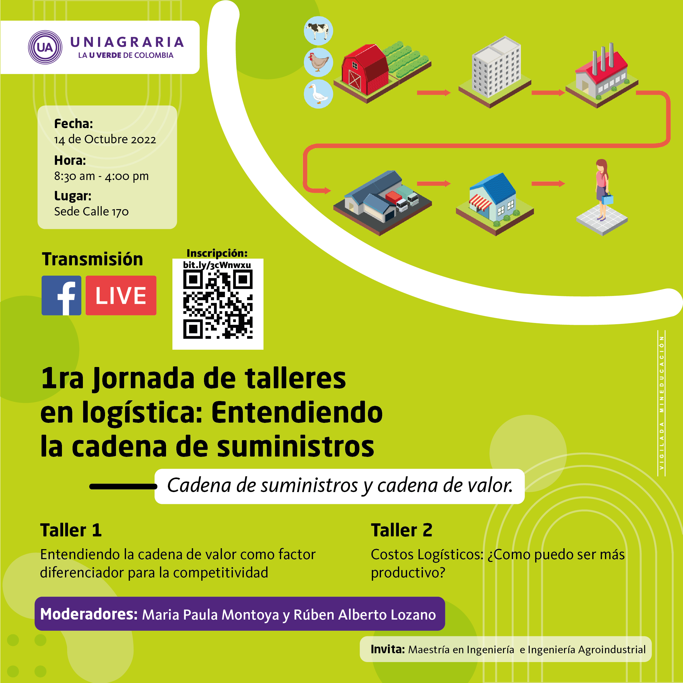 1ra. jornada de talleres en logística: Entendiendo la cadena de suministros