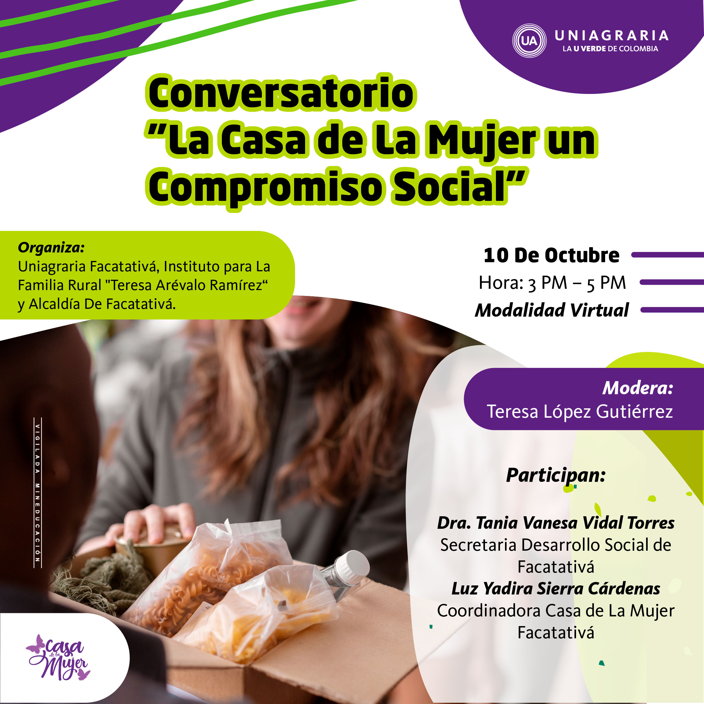 Conversatorio: La casa de la Mujer un compromiso social