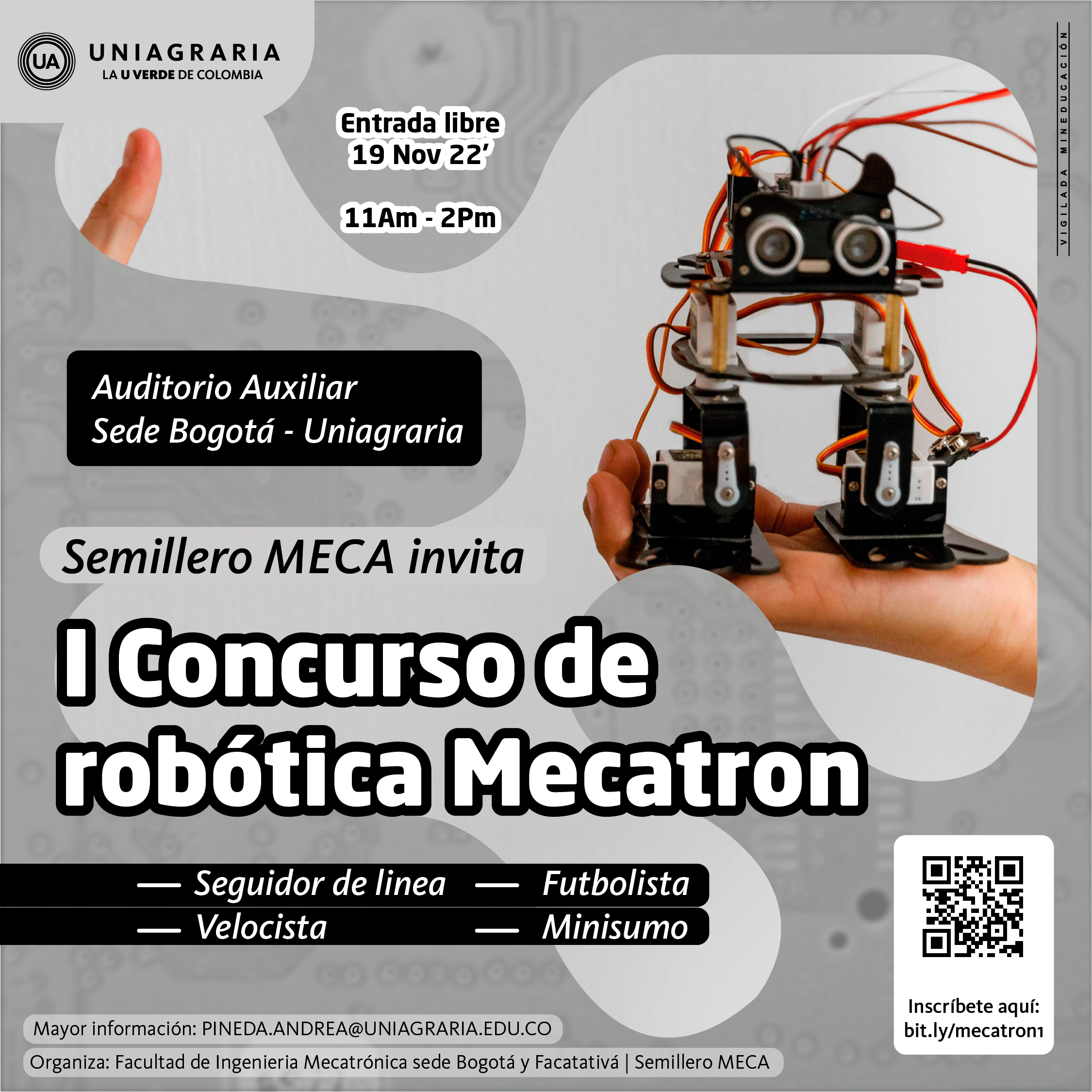 i concurso de robótica Mecatron