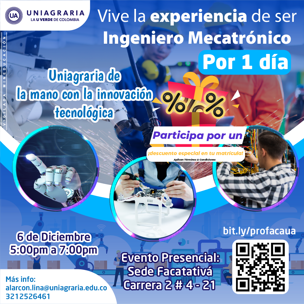 Vive la Experiencia de ser Ingeniero Mecatrónico por 1 día