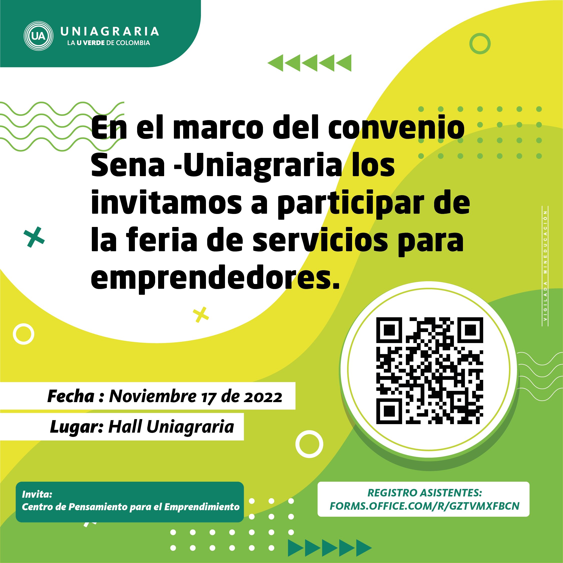 Feria de Servicios para Emprendedores – Convenio Sena Uniagraria