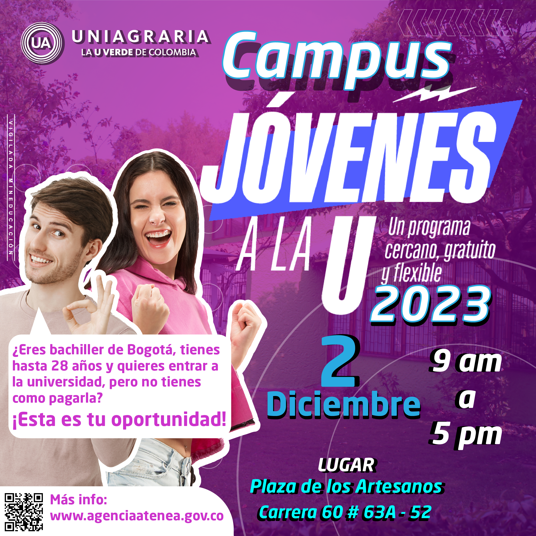 Campus Jóvenes a la U un programa cercano, gratuito y flexible