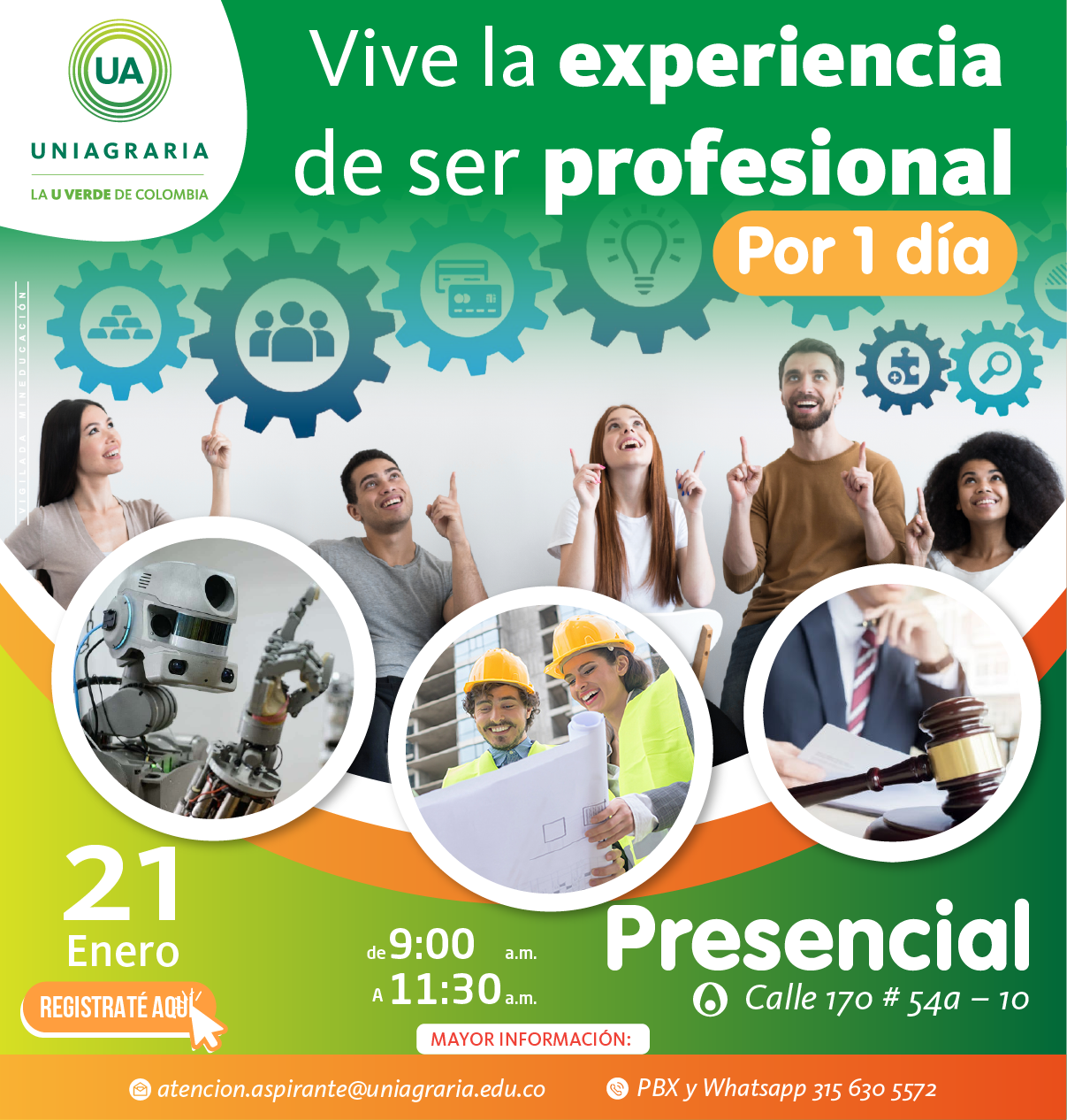 Vive la experiencia de ser profesional por un día – Facatativá