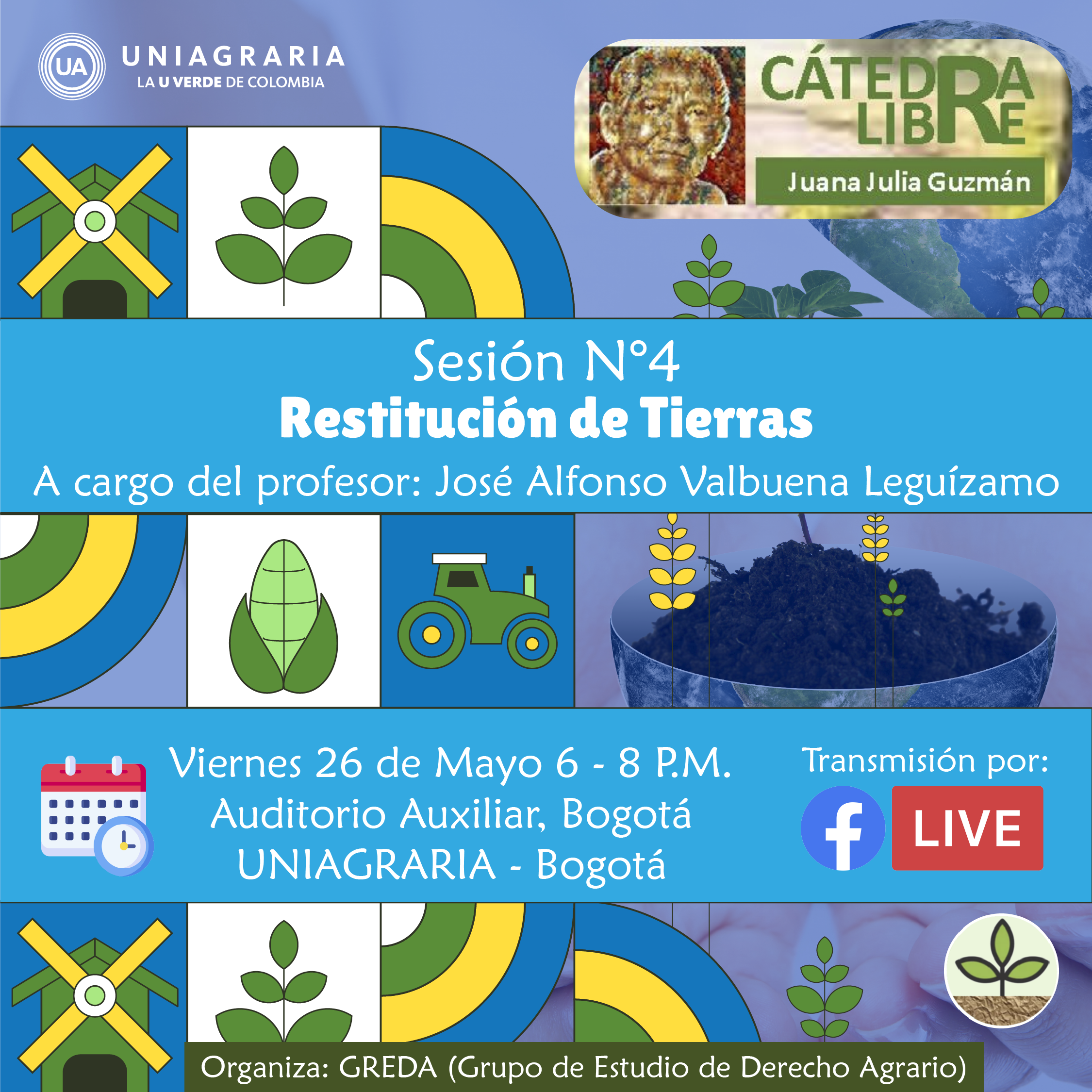 Cátedra libre: Restitución de tierras