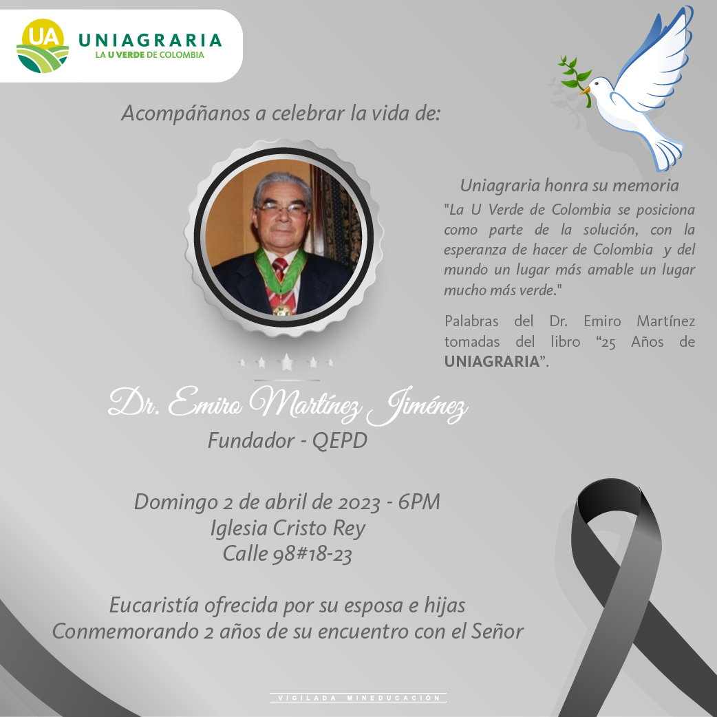 Misa en memoria del Dr. Emiro Martínez