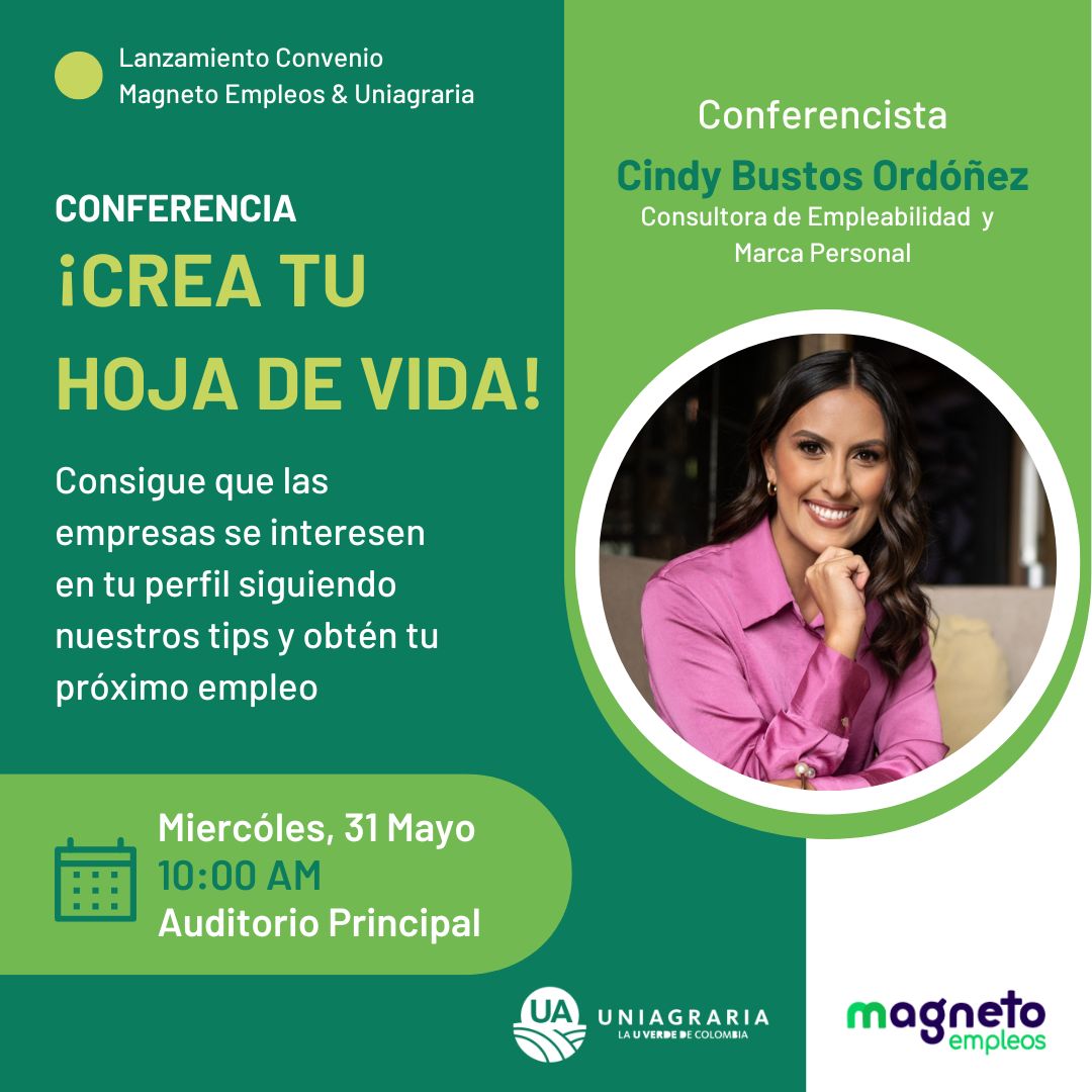 Conferencia ¡Crea tu hoja de vida!