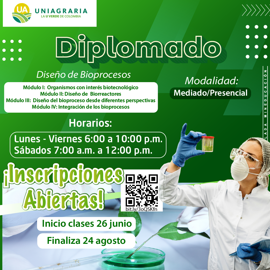 Diplomado en Logística Integral y Diplomado en Diseño de Bioprocesos