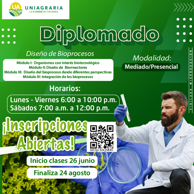 Diplomado en Logística Integral y Diplomado en Diseño de Bioprocesos