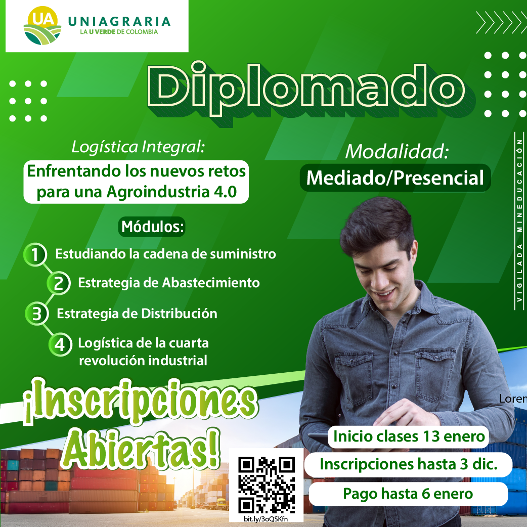 Diplomado en Logística Integral y Diplomado en Diseño de Bioprocesos